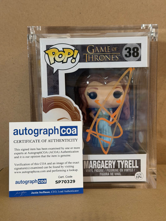 Funko Pop! Television Game Of Thrones Margaery Tyrell Signed Natalie Dormer COA #38