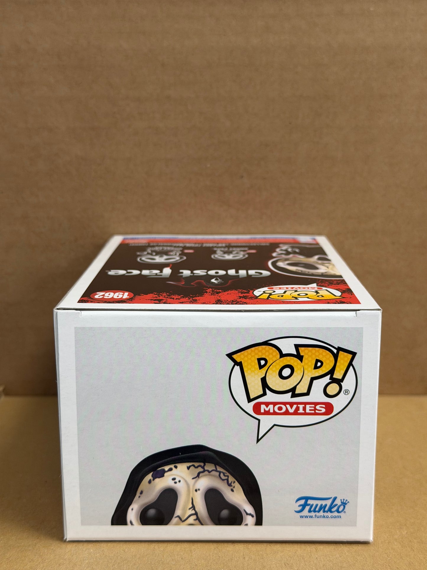 Funko Pop! Movies Ghost Face Signed Neve Campbell ‘Sidney Prescott’ COA #1962