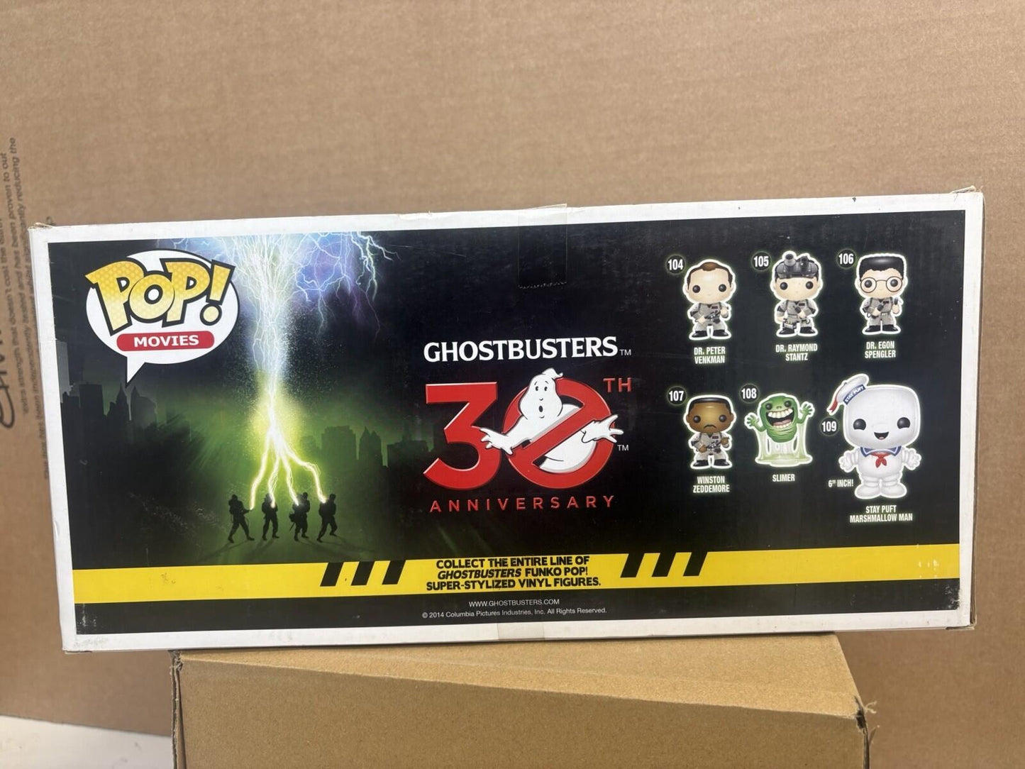 Funko Pop! Movies Ghostbusters 4 Pack Marshmallowed 2014 SDCC