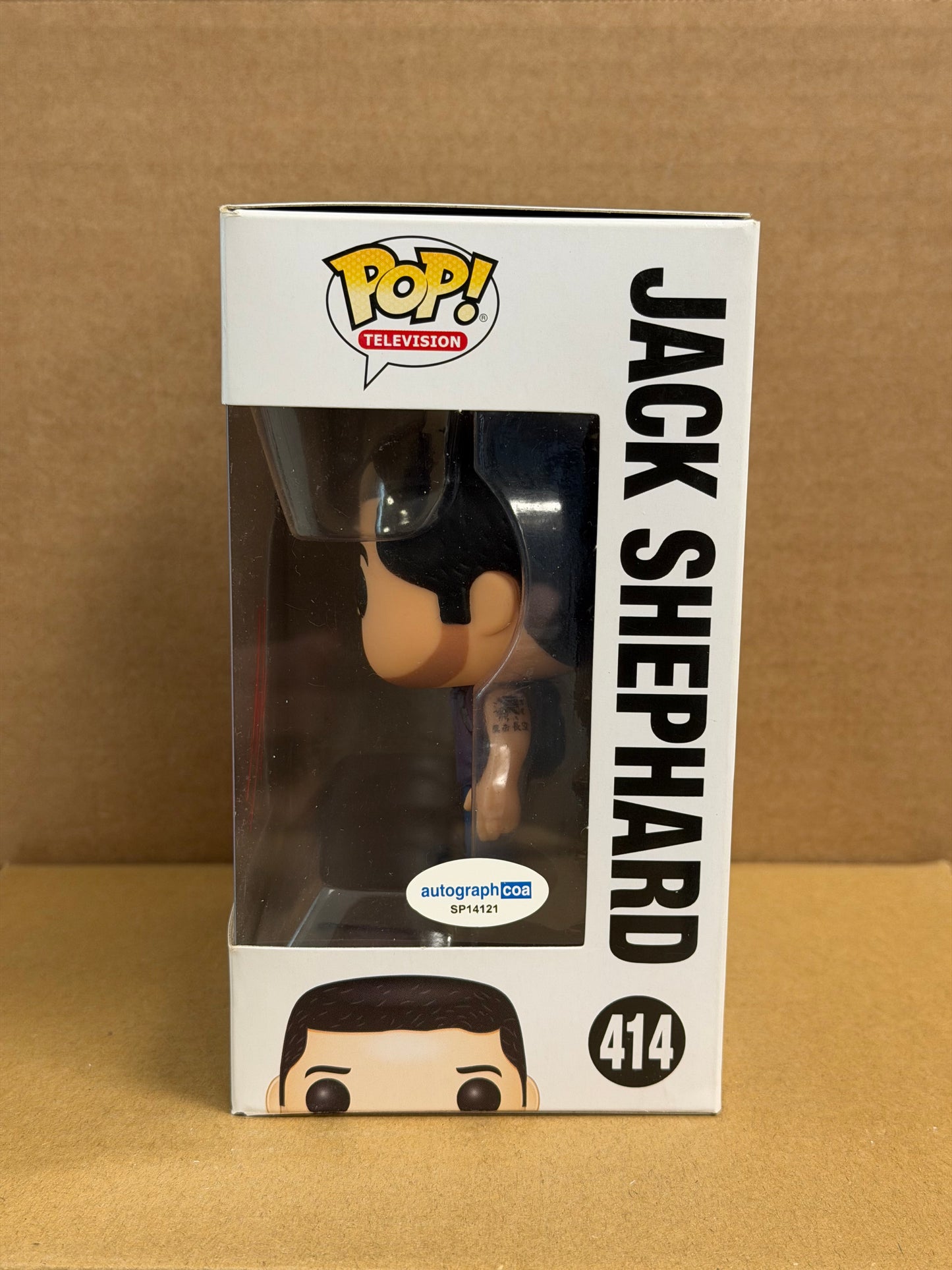 Funko Pop! Television Lost Jack Shepherd Signed Matthew Fox COA #414 MagStack Included