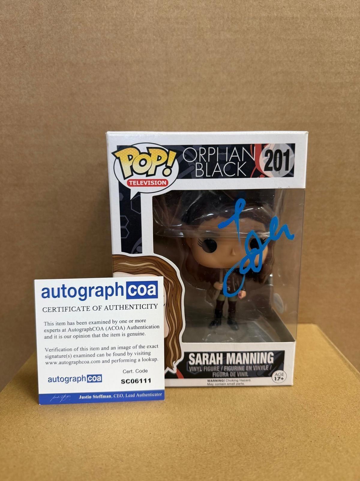 Funko Pop! Television Orphan Black Sarah Manning Signed Tatiana Maslany COA #201 WS
