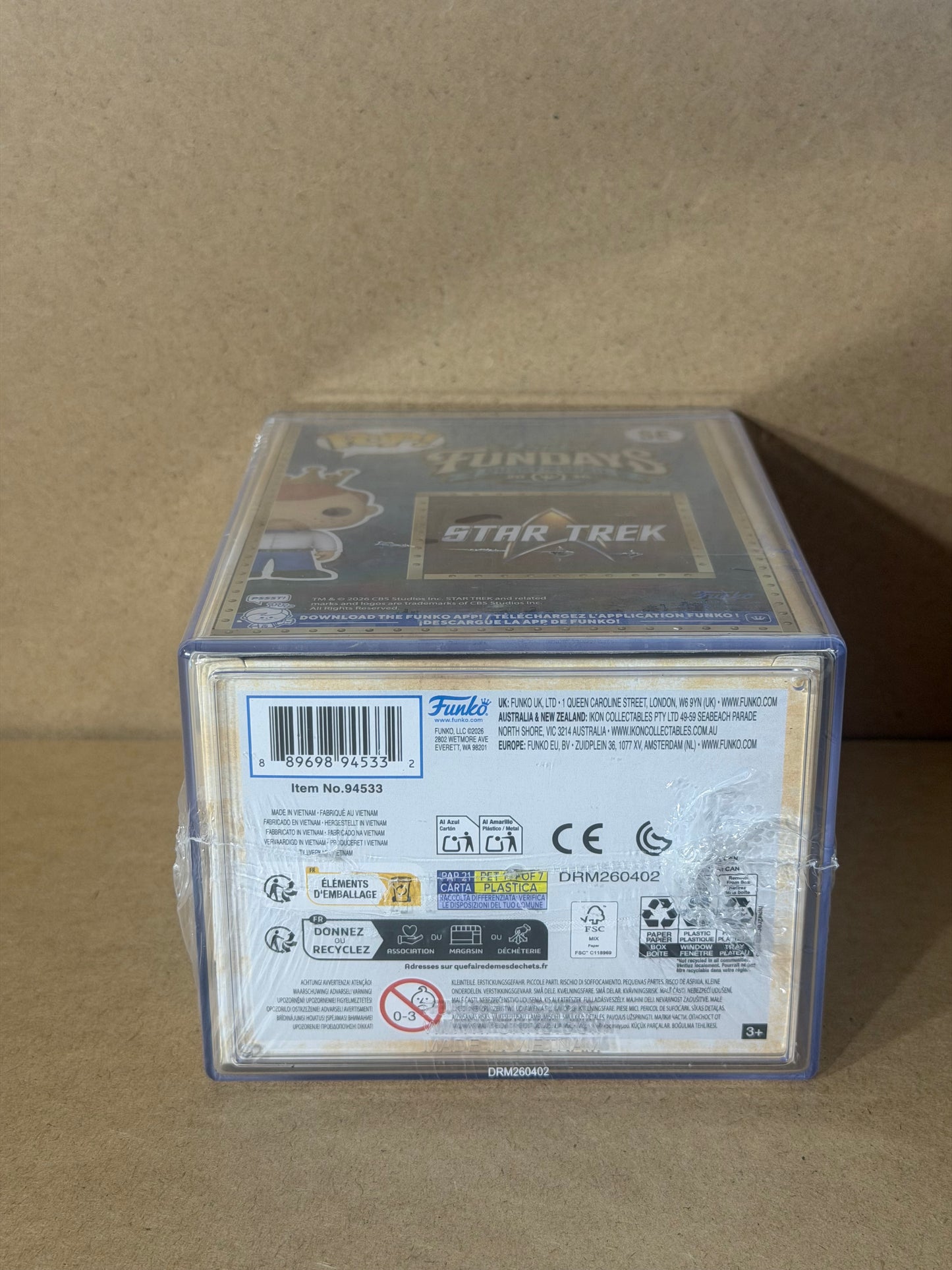 Funko Pop! Television Star Trek Freddy Funko As James T.Kirk 3000pcs 2026 Fundays
