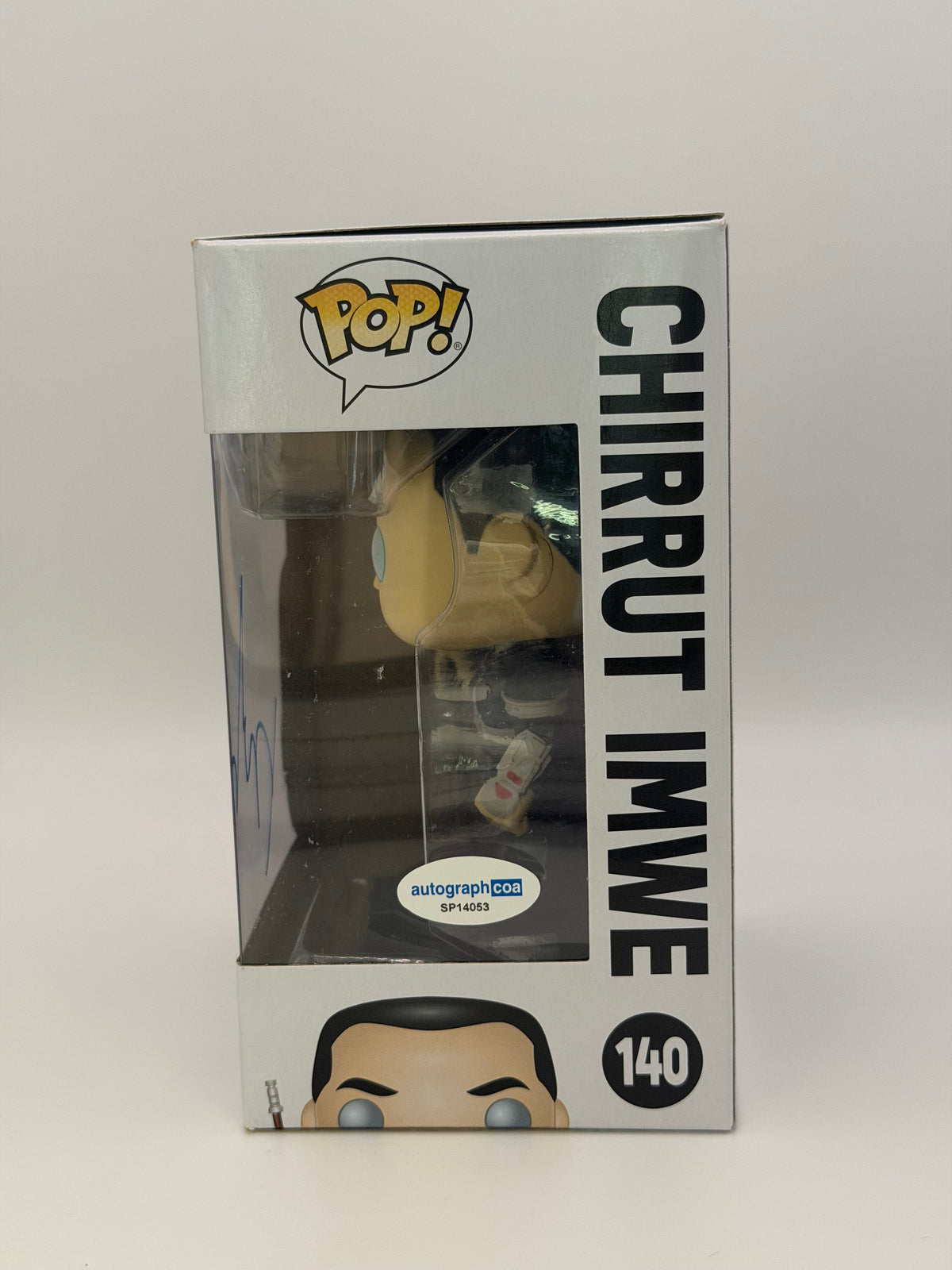 Funko Pop! Star Wars Chirrut Imwe Signed Donnie Yen COA #140
