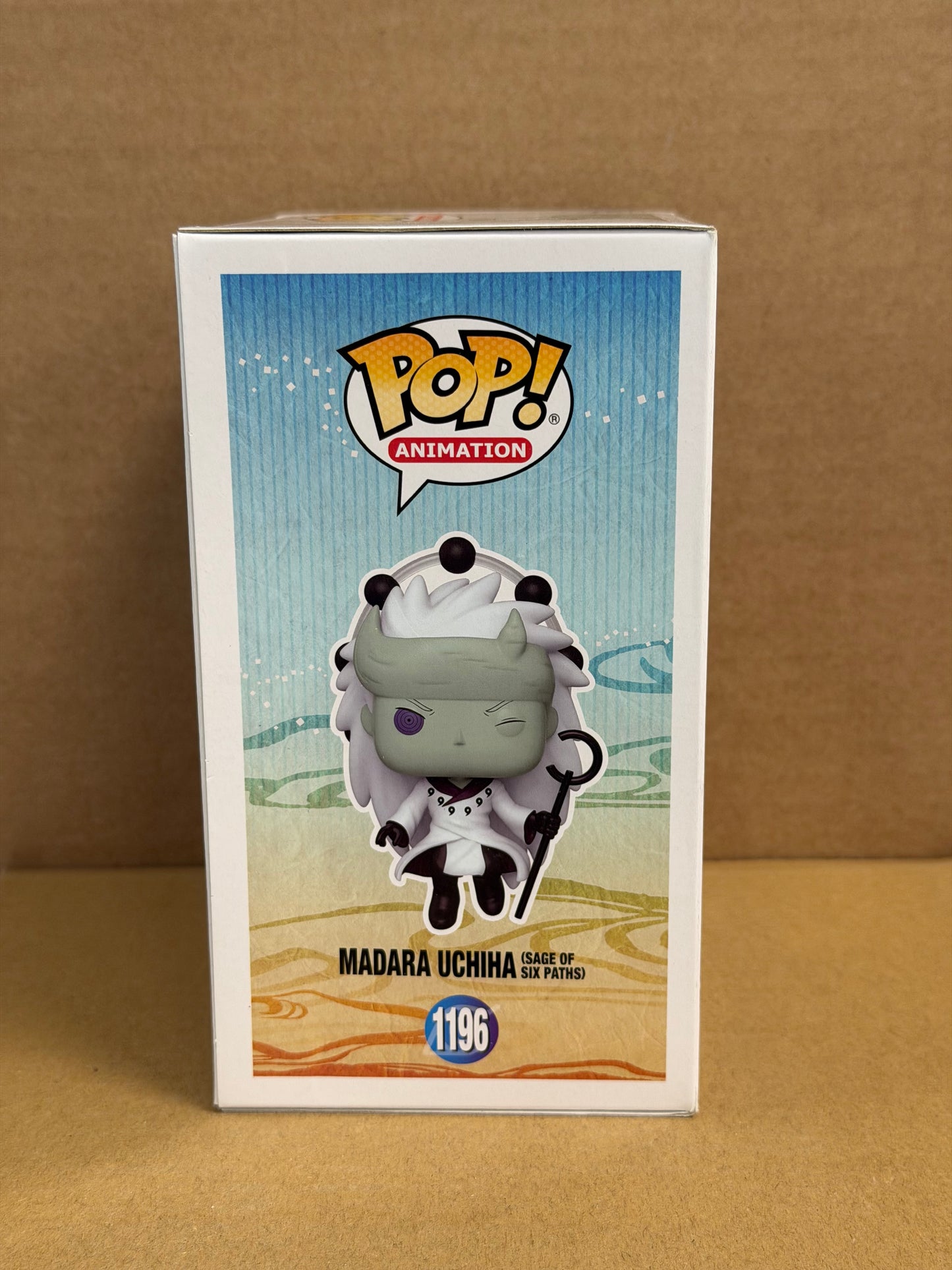 Funko Pop! Anime Naruto Shippuden Madura Uchiha Signed Neil Kaplan COA #1196
