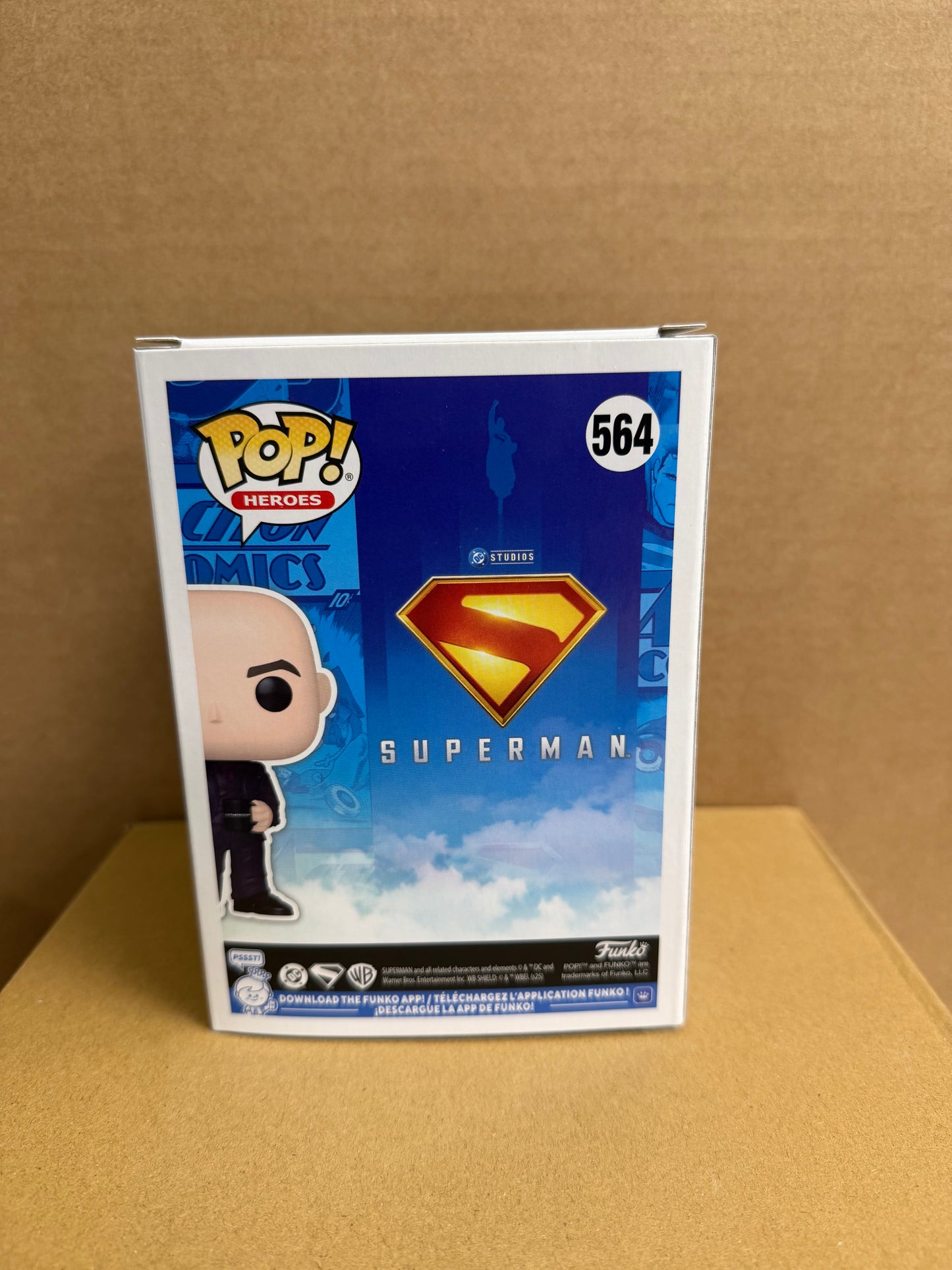 Funko Pop! DC! Lex Luthor Signed Nicholas Holt COA #564 WS