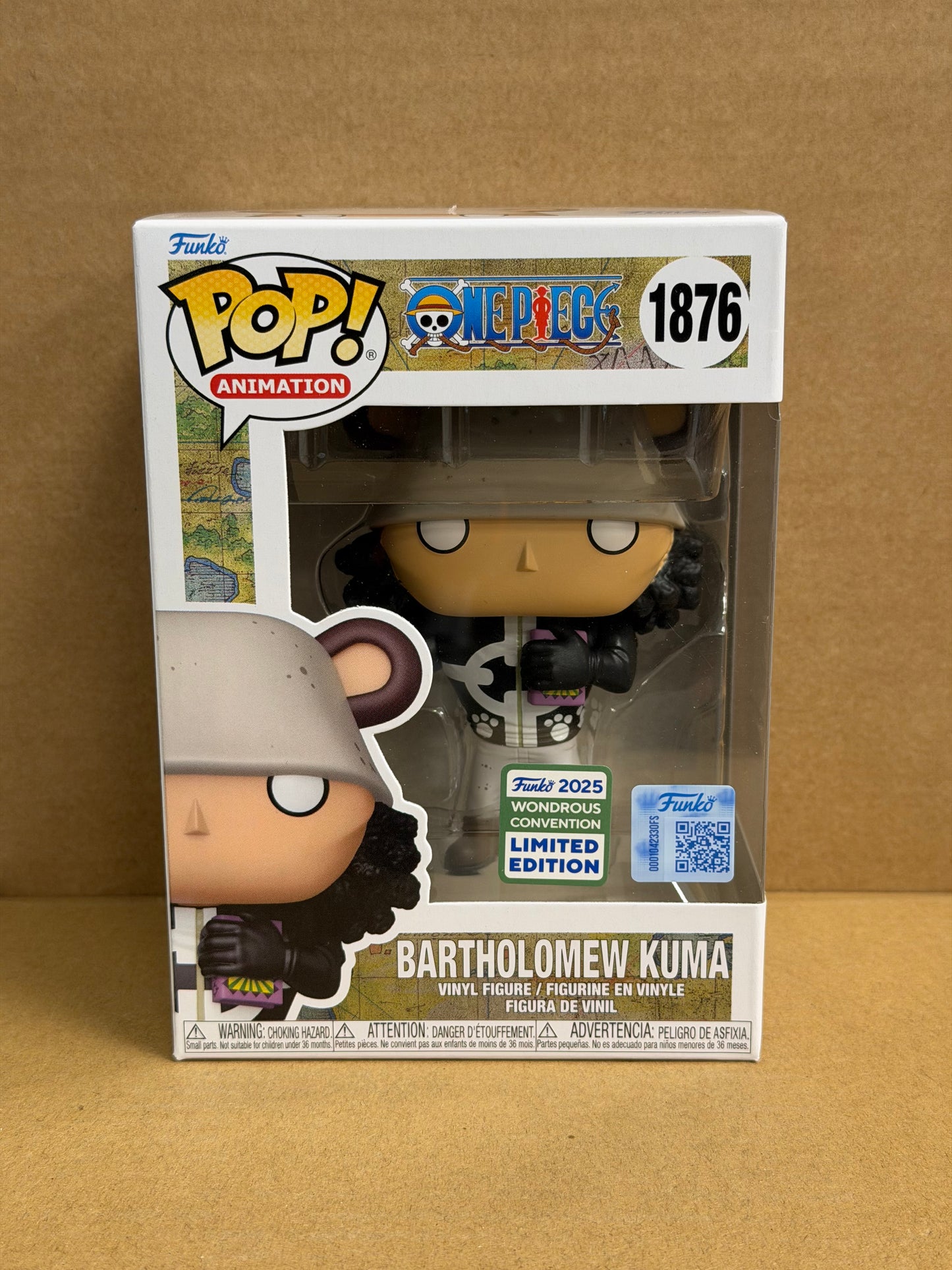 Funko Pop! Anime One Piece Bartholomew Kuma #1876 2025 Convention