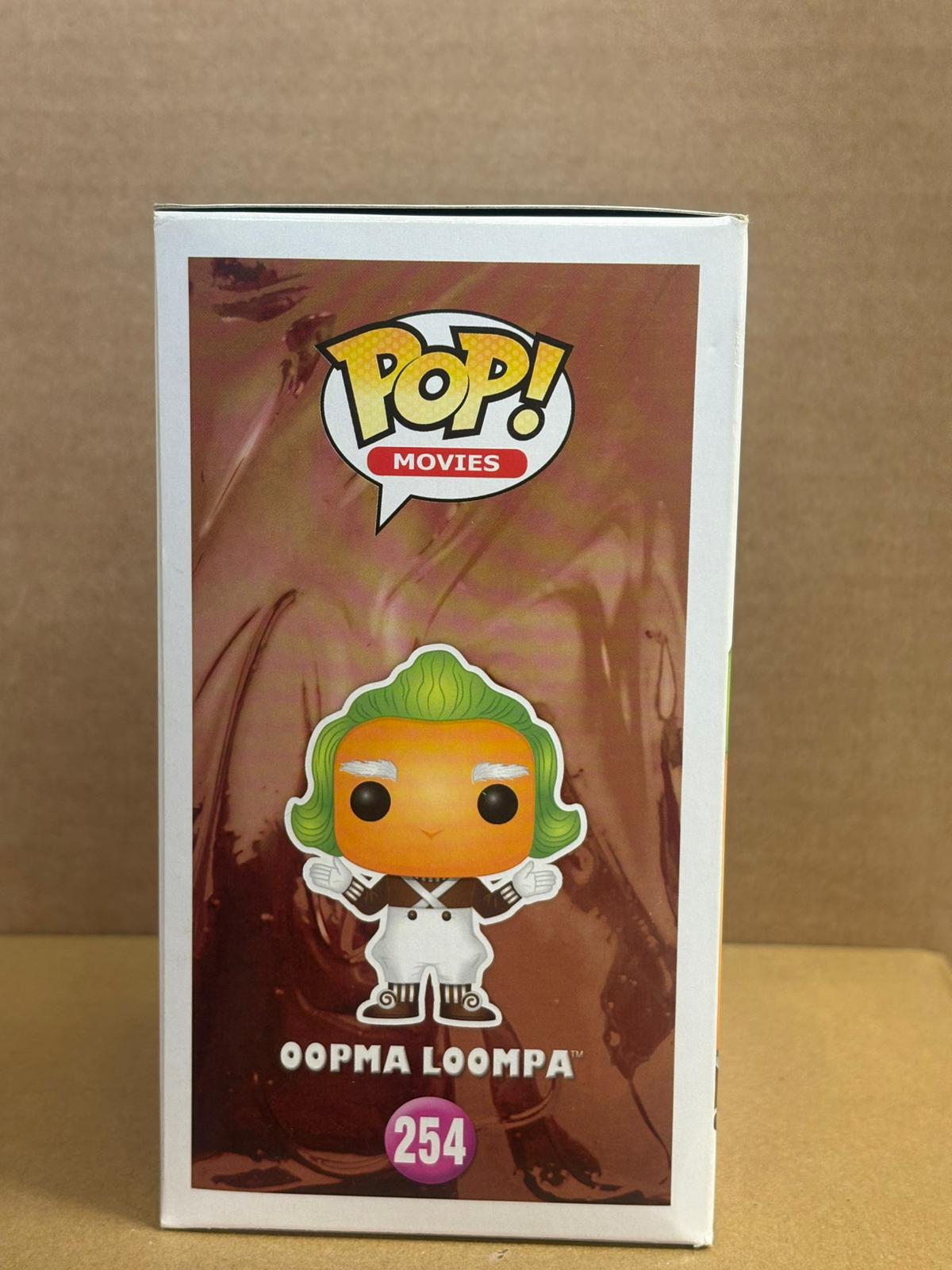 Funko Pop! Movies Willy Wonka Oompa Loompa Signed Hugh Grant COA #254 WS