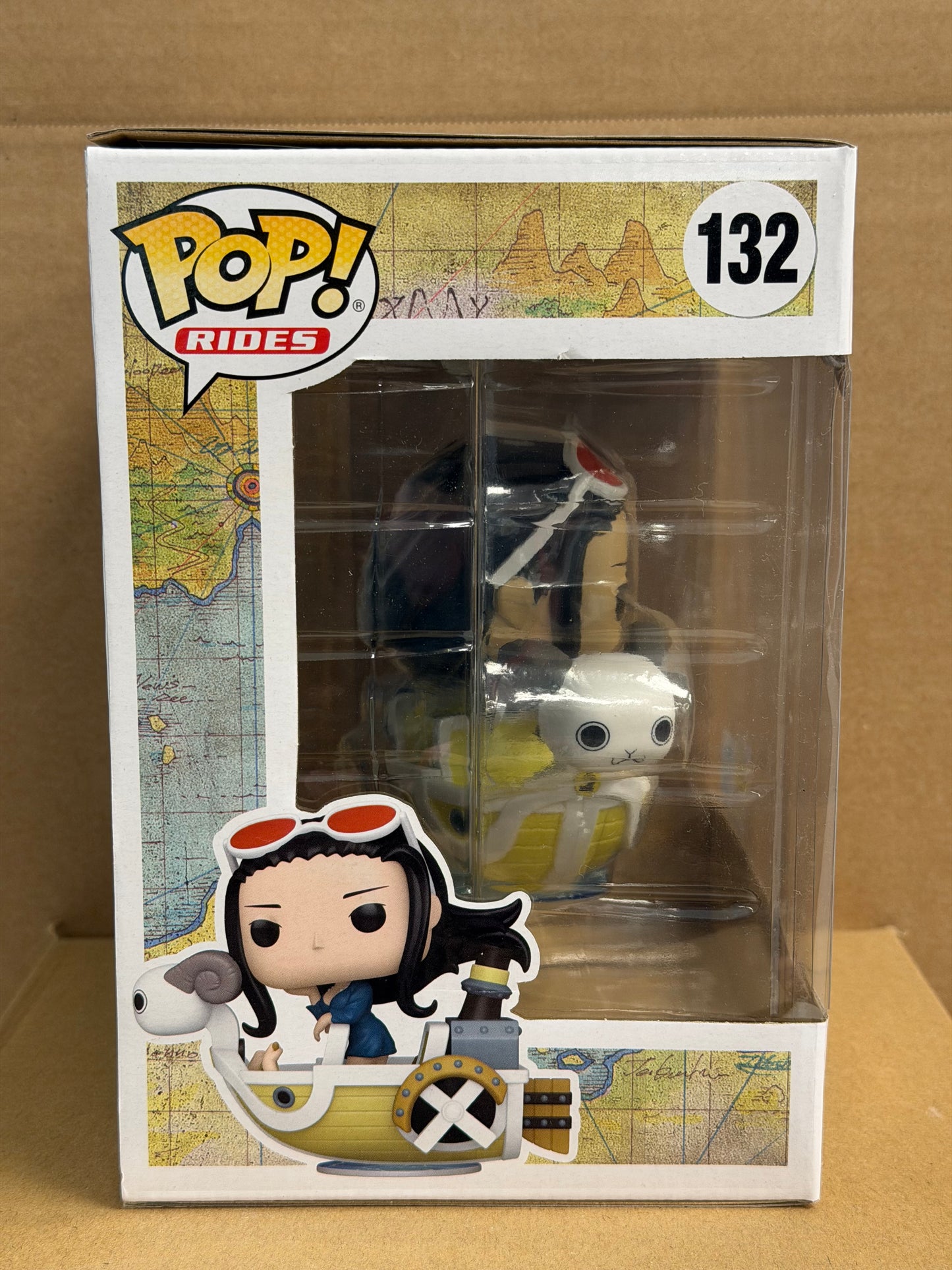 Funko Pop! Rides Anime One Piece Nico Robin With Mini Merry II #132 2025 Convention
