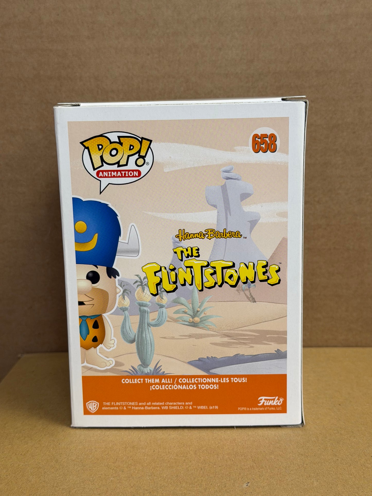 Funko Pop! Animation The Flintstones Fred Flintstone Signed Mark Addy COA #658 WS