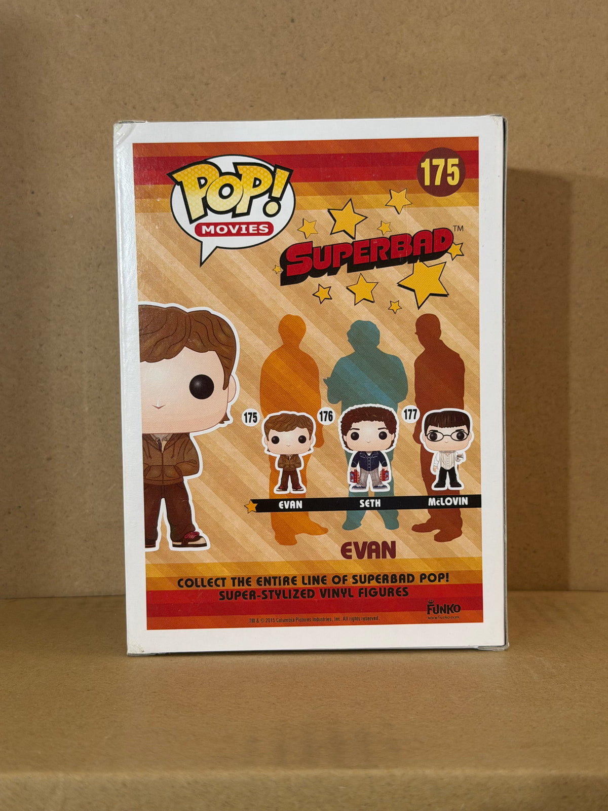 Funko Pop! Movies Superbad Evan #175 Free Hard Stack