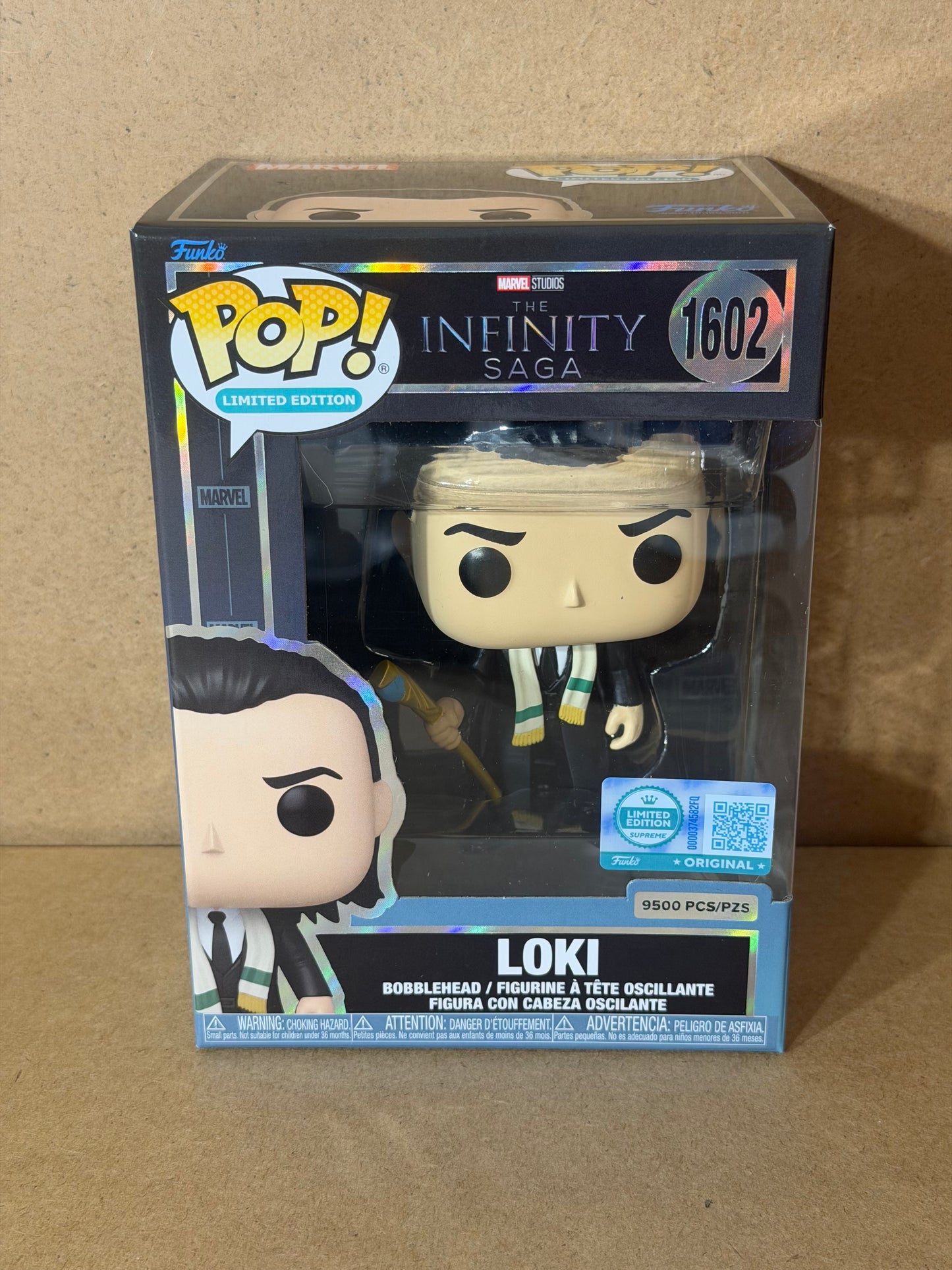 Funko Pop! Marvel Inifinity Saga Loki Limited Edition 9500pcs #1602