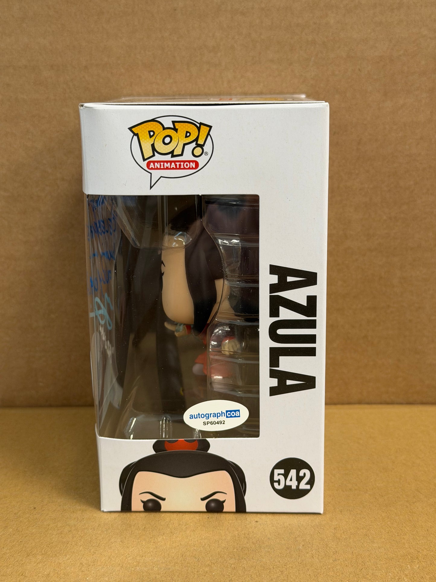 Funko Pop! Anime Avatar The Last Airbender Azula Signed Grey DeLisle COA #542