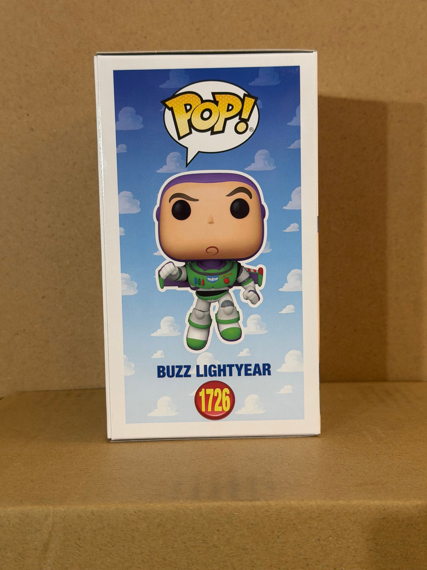 Funko Pop! Disney Toy Story Buzz Lightyear Signed Tim Allen COA #1726