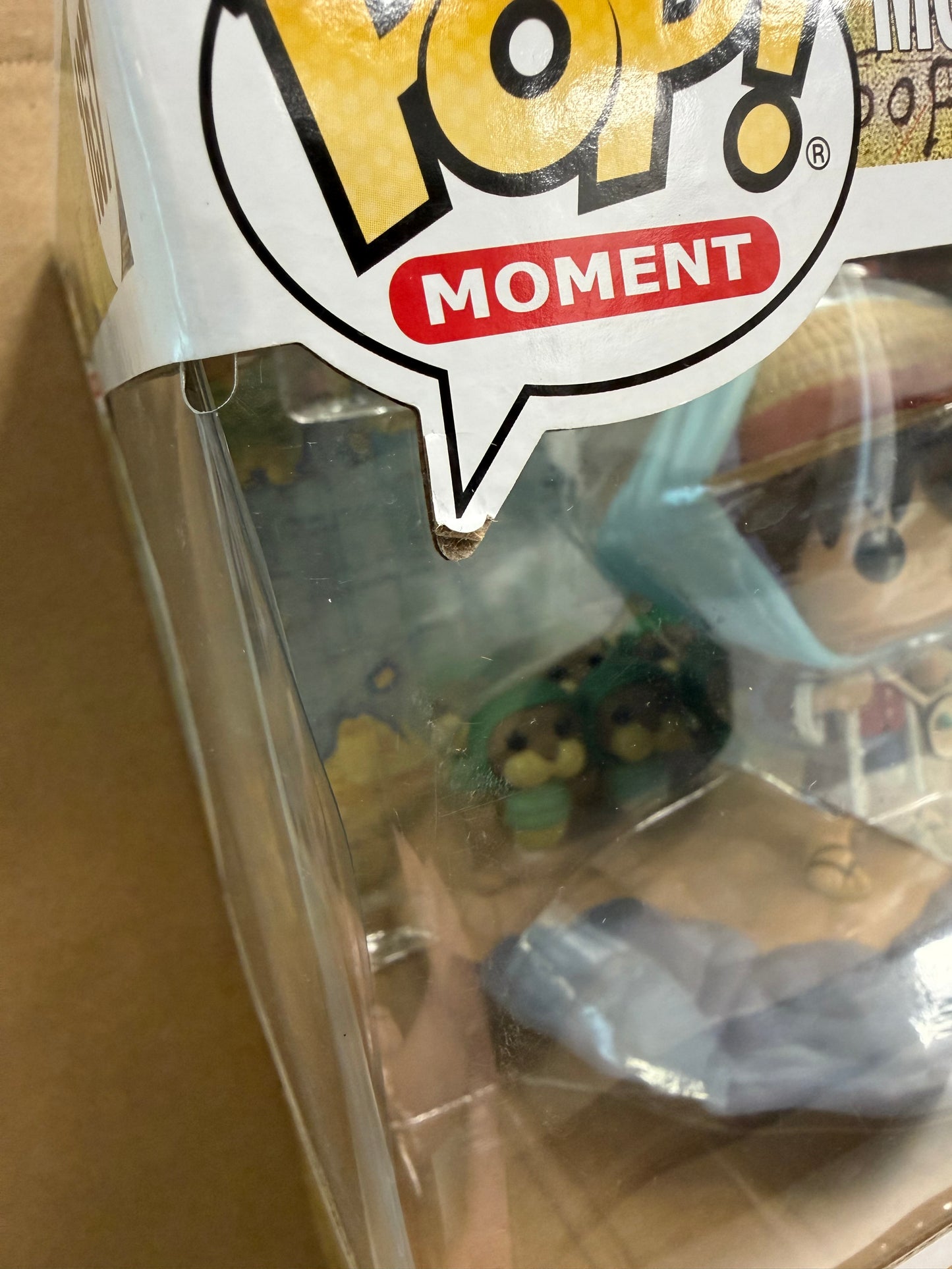 Funko Pop! Moment Anime One Piece Monkey D. Luffy Trains Kung Fu Dugong #1637 Crunchyroll