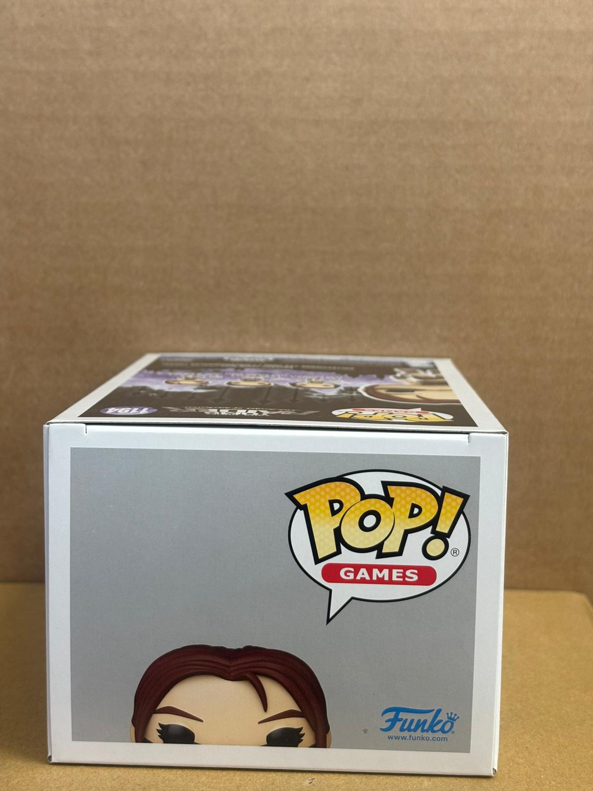 Funko Pop! Games Tomb Raider Lara Croft Signed Angelina Jolie PSA COA #1194 WS
