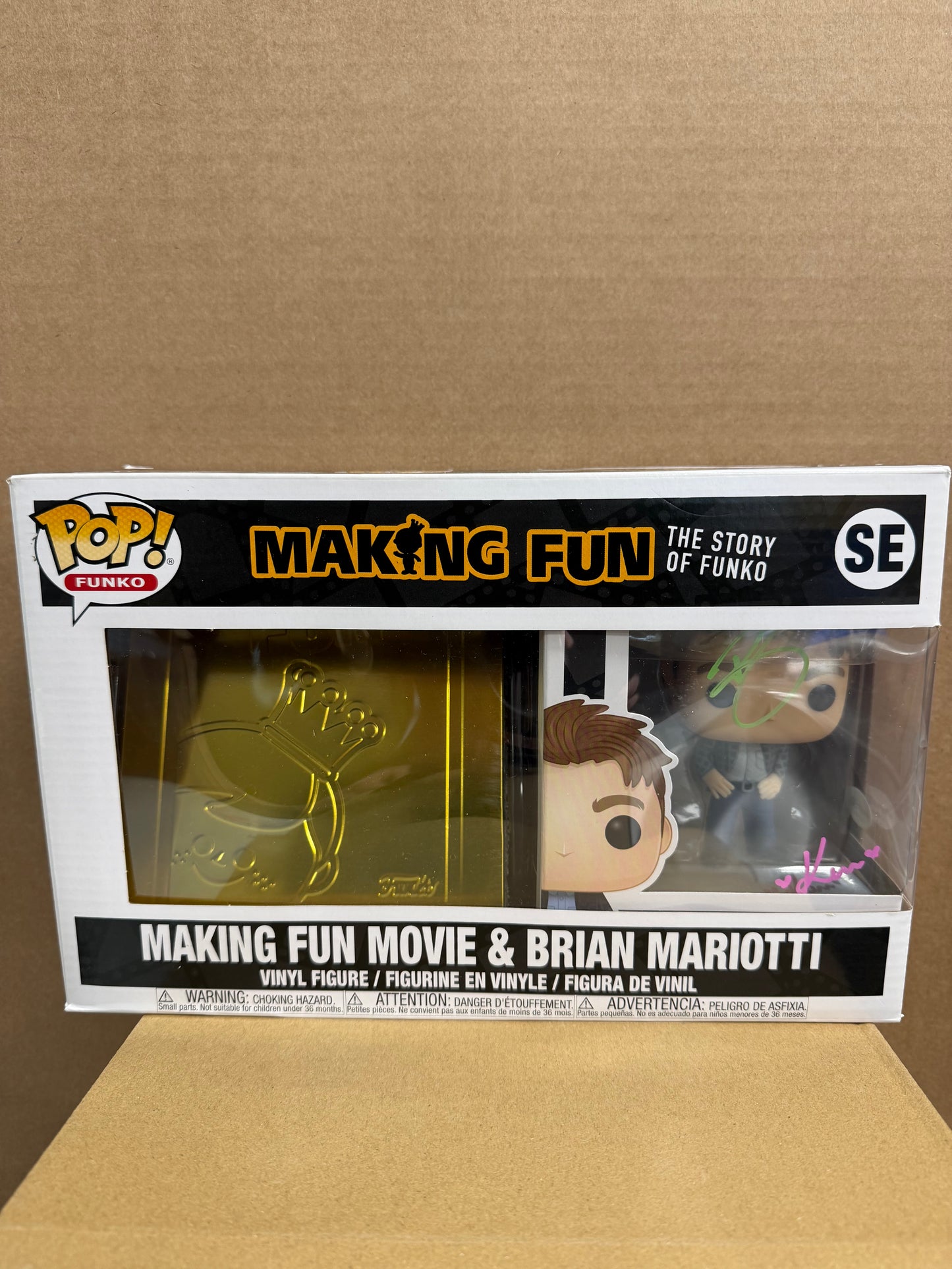 Funko Pop! Making Fun Movie Signed Brian Mariotti & Karissa Marston COA #SE WS Other