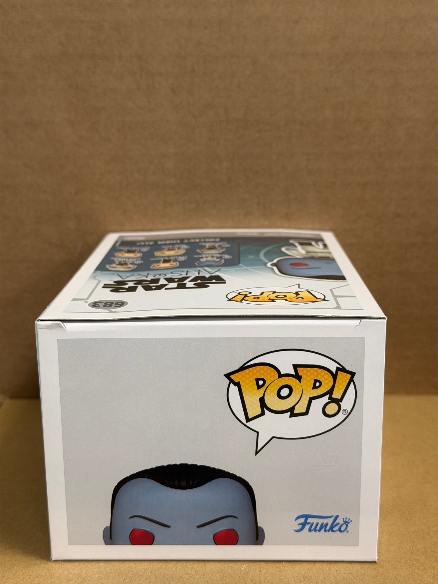 Funko Pop! Star Wars Grand Admiral Thrawn Signed Lars Mikkelsen COA #683