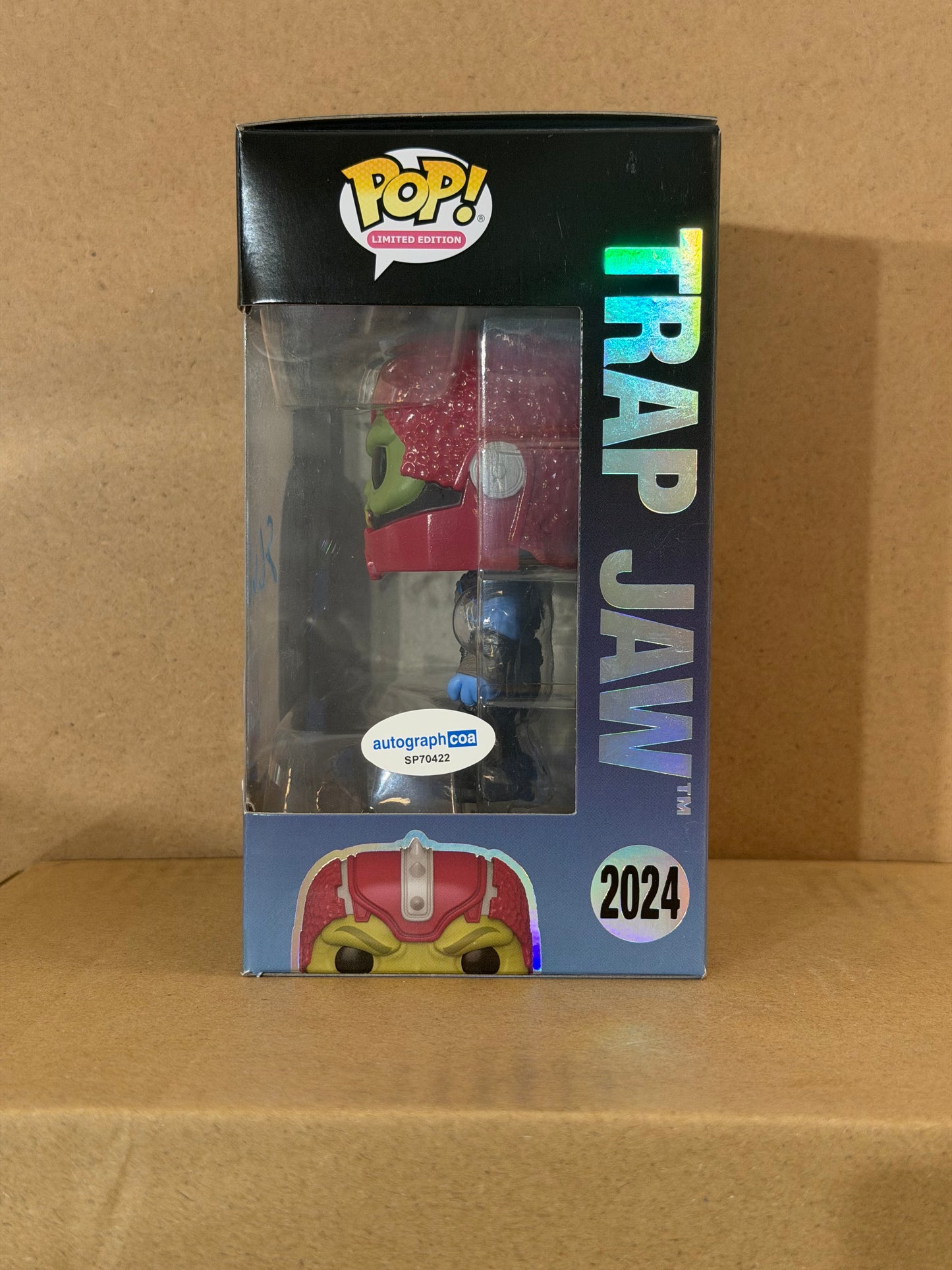Funko Pop! Movies Master Of The Universe Trap Jaw Signed Sam. C Wilson #2024
