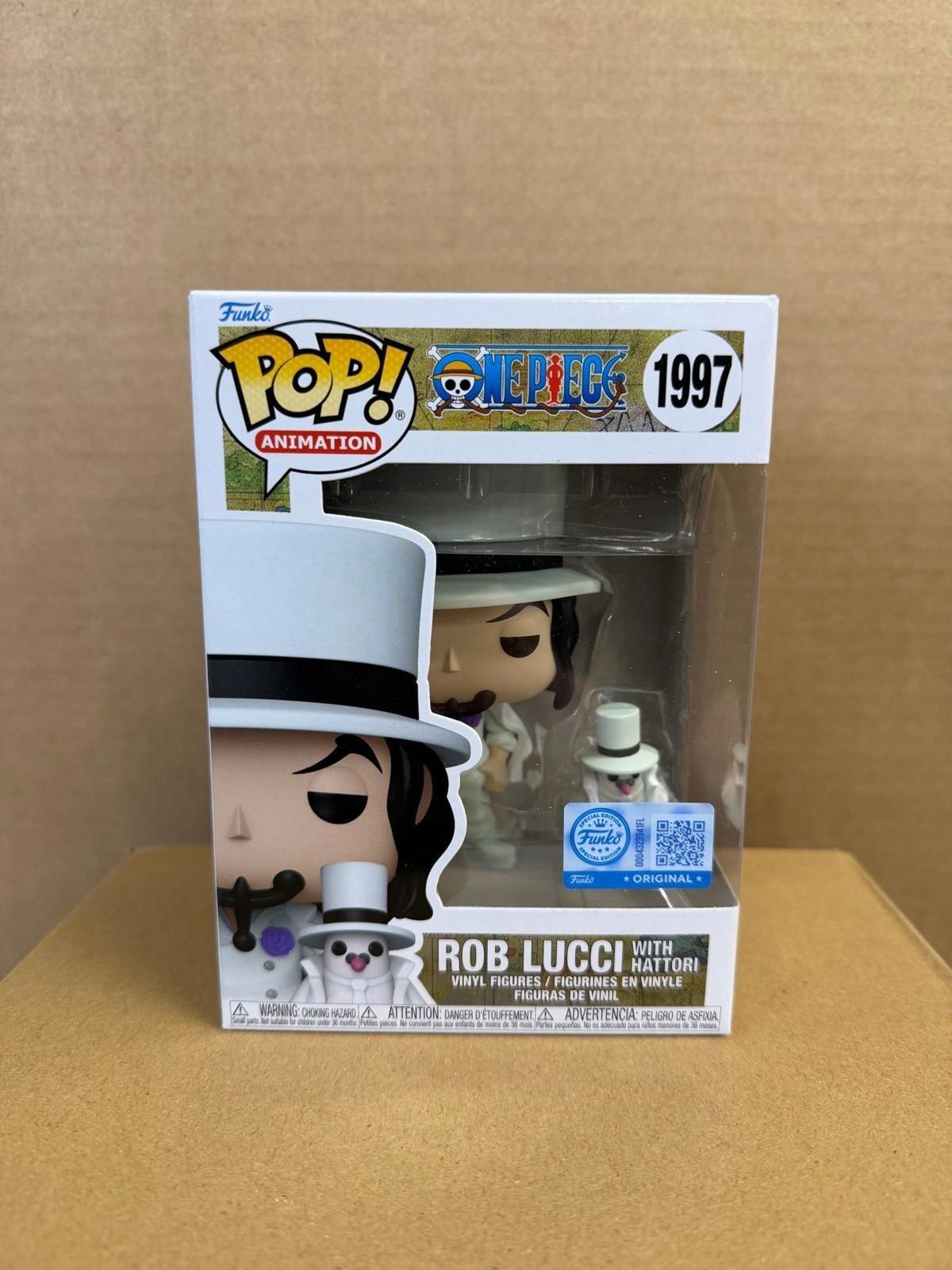 Funko Pop! Anime One Piece Rob Lucci with Hattori #1997 Vinyl Figure