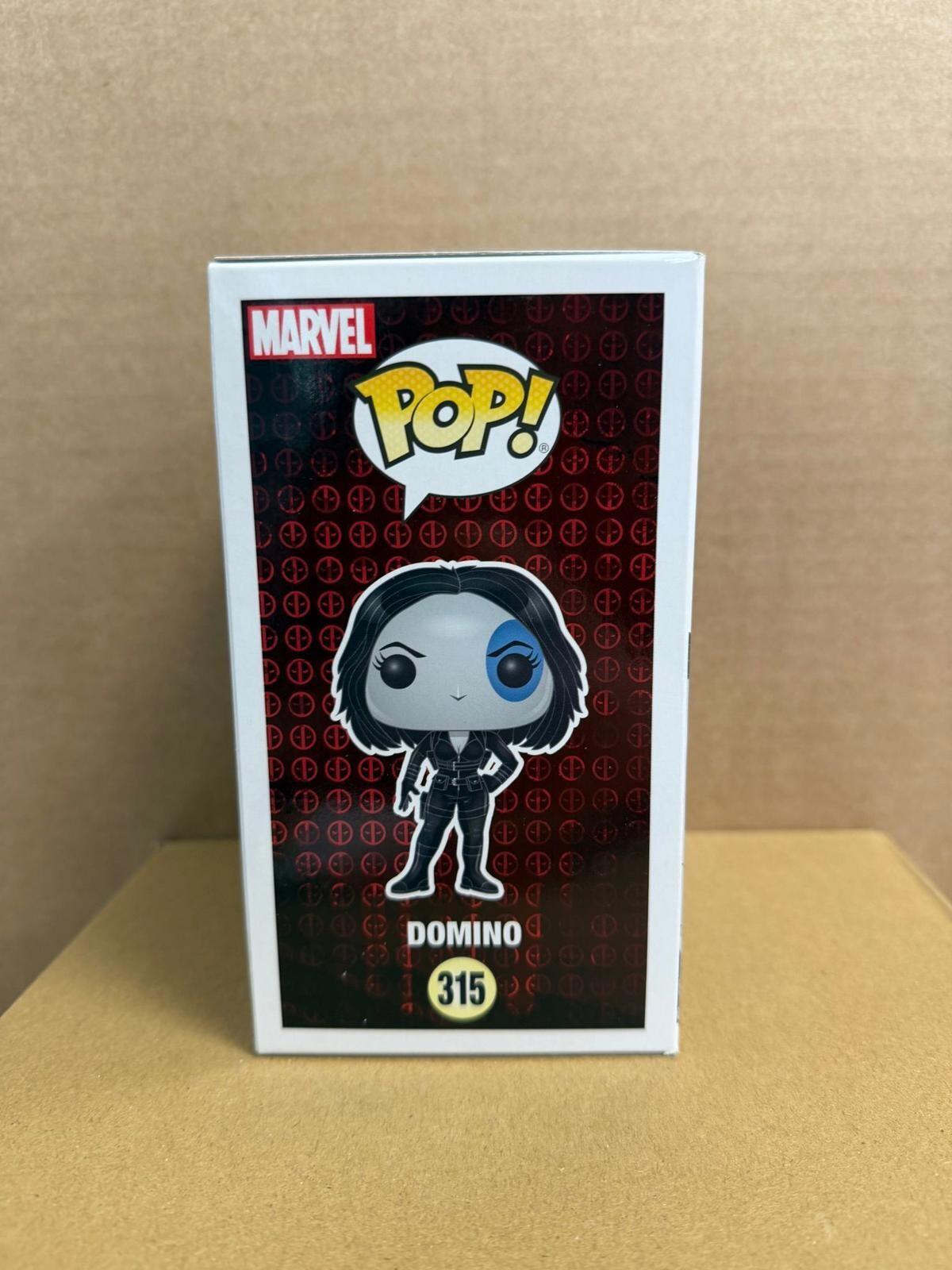 Funko Pop! Marvel Domino #315 Signed By Zazie Beetz