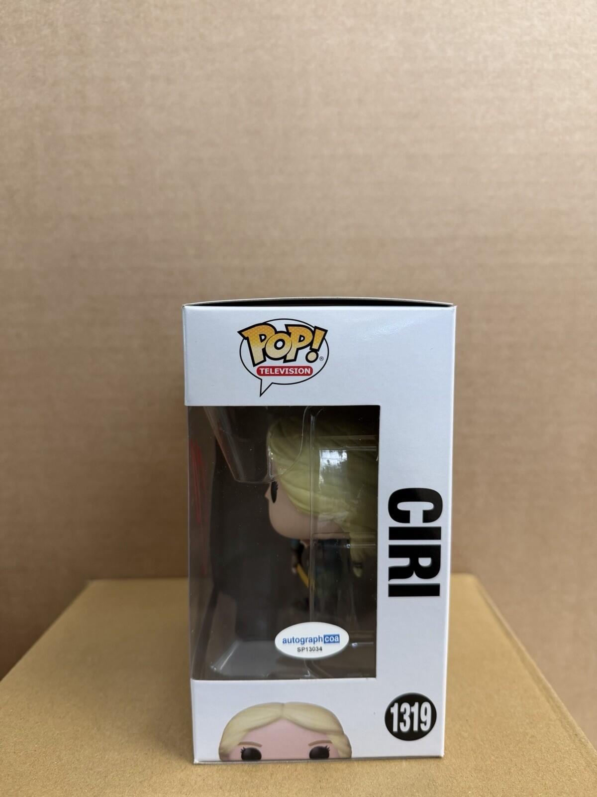 Funko Pop! Television The Witcher Ciri Signed Freya Allan #1319 WS