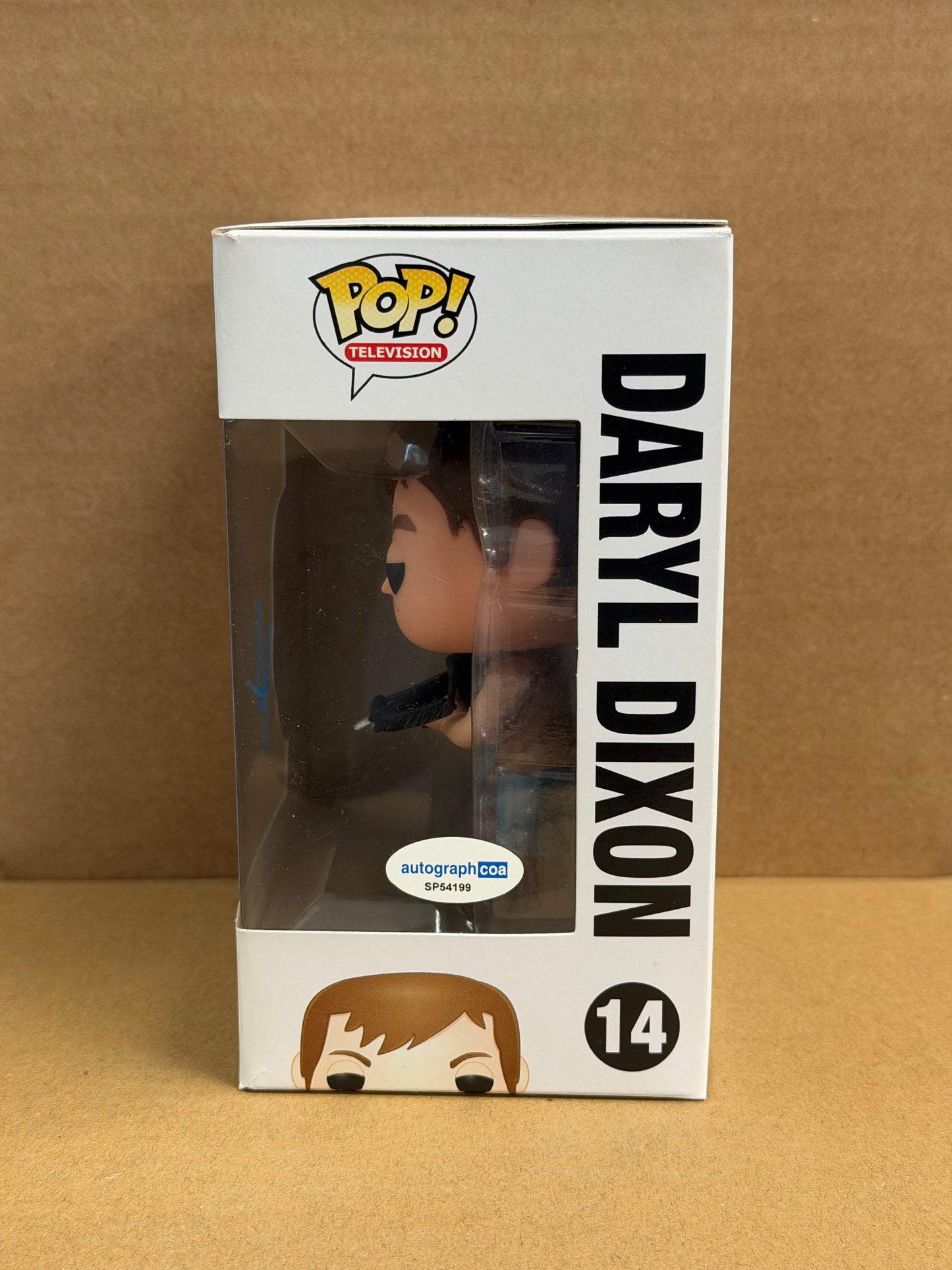 Funko Pop! Television The Walking Dead Daryl Dixon Signed Norman Reedus COA #14