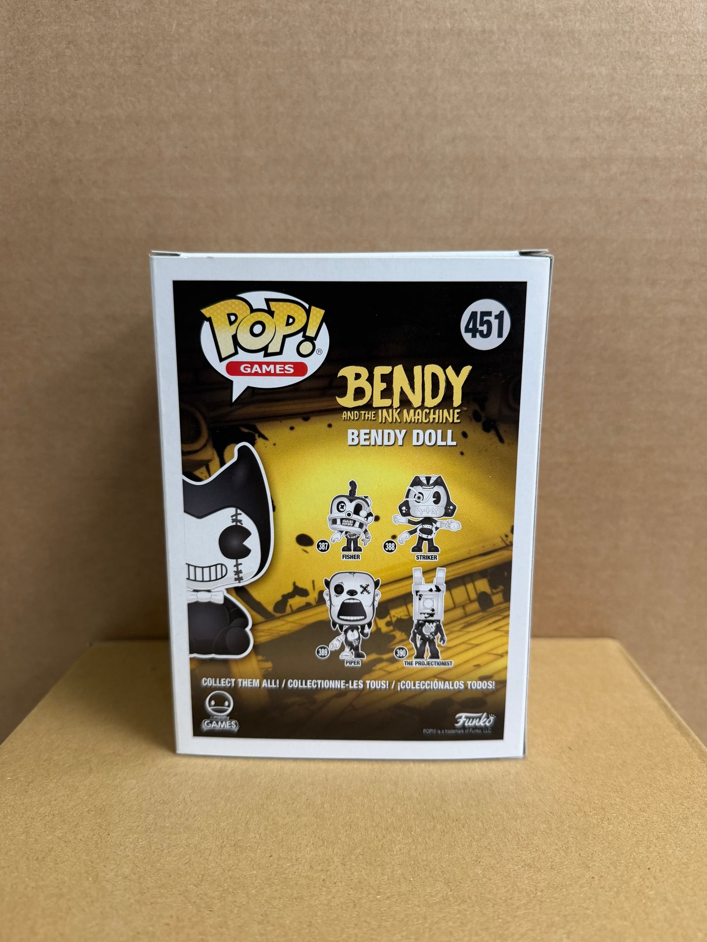 Funko Pop! Games Bendy Doll #451 Bendy And The Ink Machine