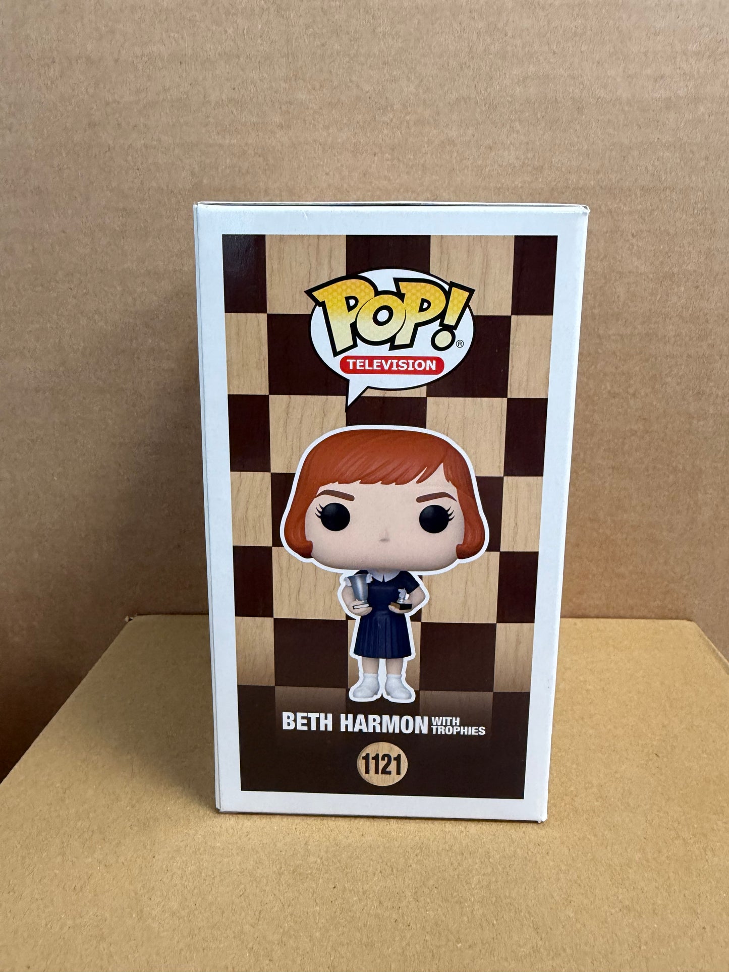 Funko Pop! Television Queens Gambit Beth Harmon Signed Anya Taylor -Joy COA #1121
