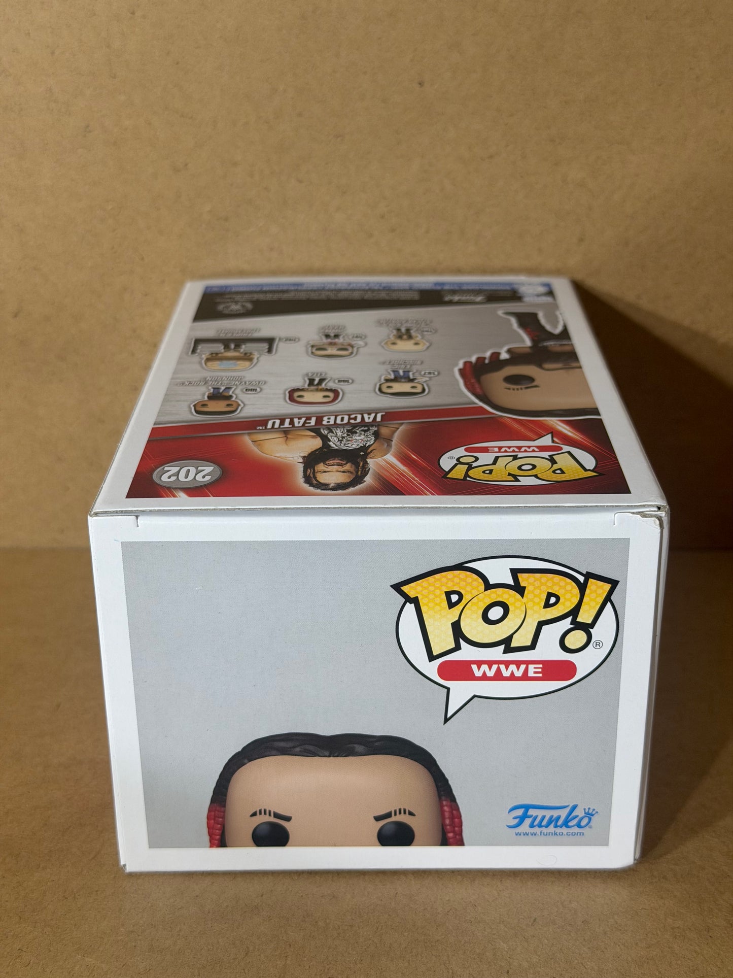 Funko Pop! WWE Jacob Fatu Signed COA #202 Free Protector