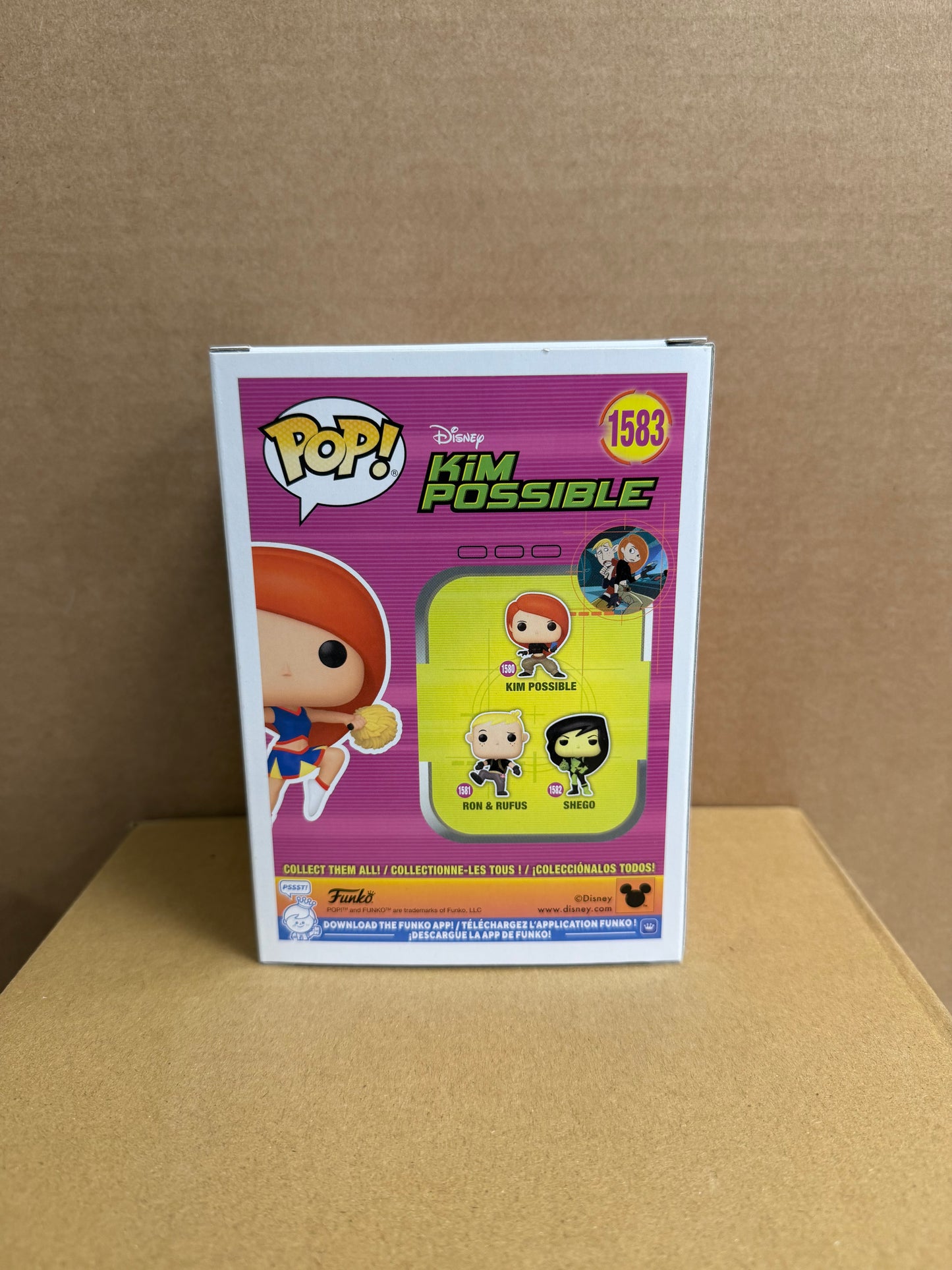 Funko Pop! Disney Kim Possible Cheerleader Kim #1583 Special Edition