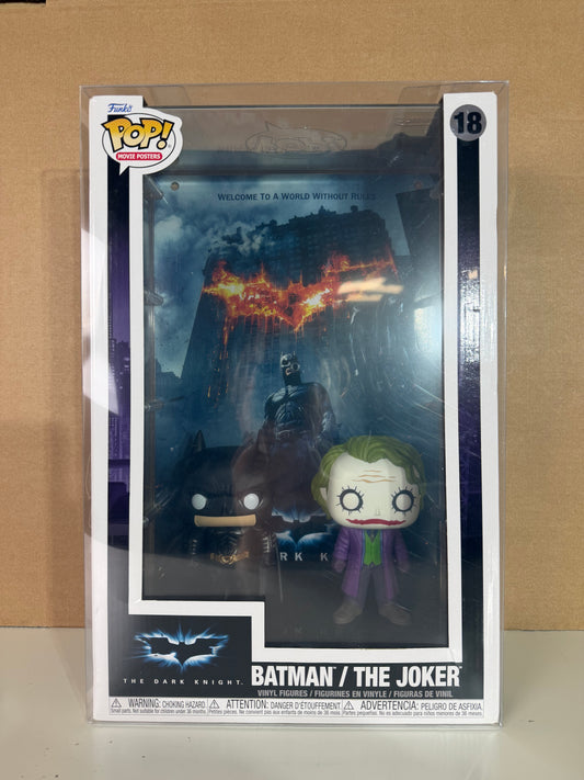 Funko Pop! Movie Poster DC! Batman / The Joker #18 Free Protector
