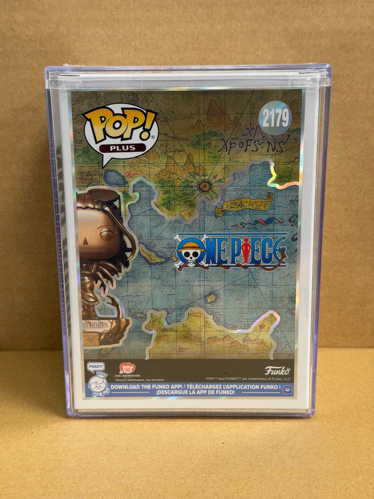 Funko Pop! Anime One Piece Nico Robin Bronze Statue #2179 Exclusive Hardstack Sealed