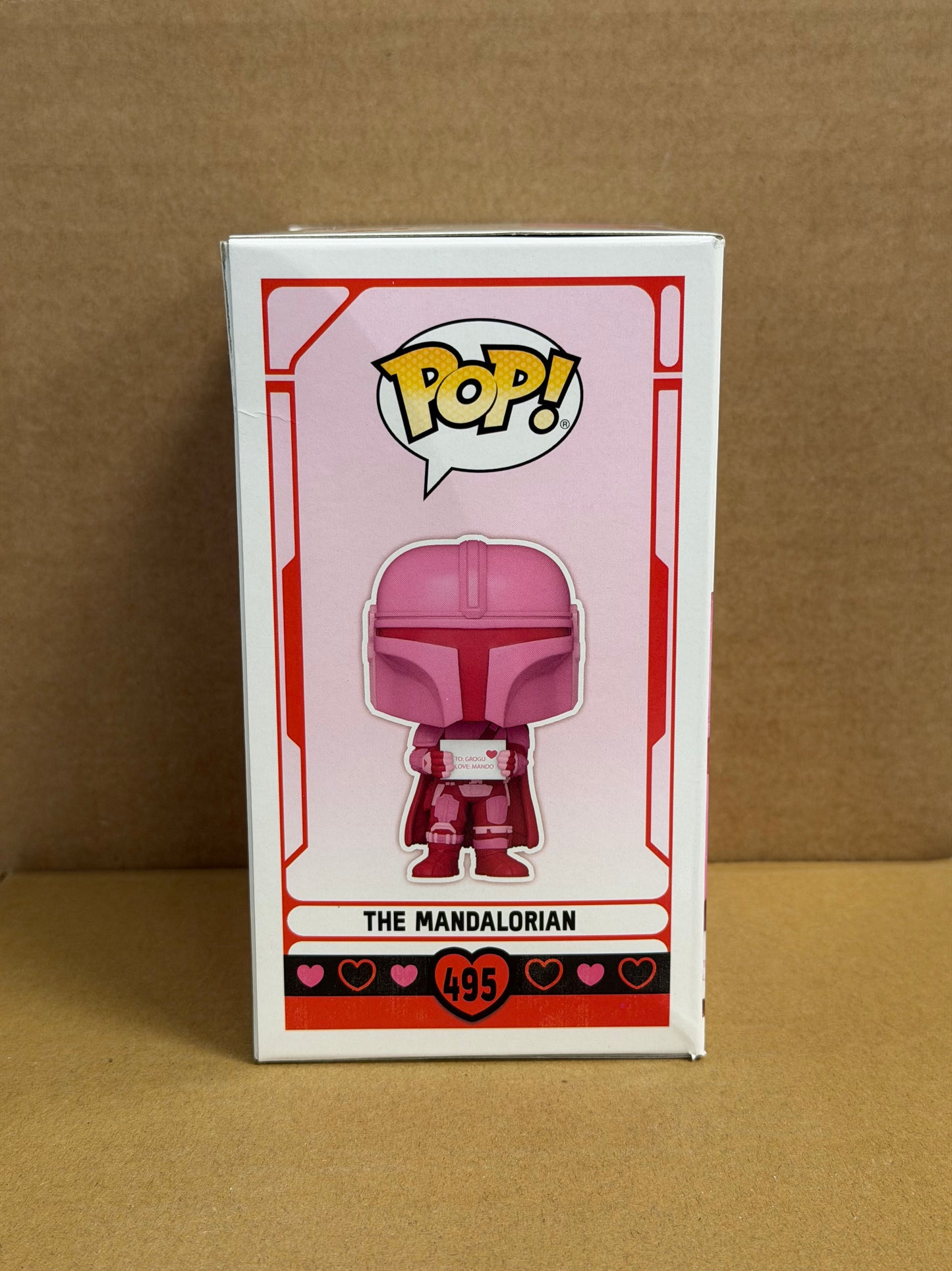 Funko Pop! Star Wars The Mandalorian Signed Aidan Bertola COA #496 DAMAGE