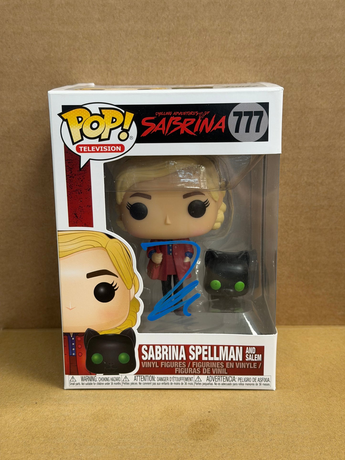 Funko Pop! Television Sabrina Spellman Signed Kiernan Shipka COA #777