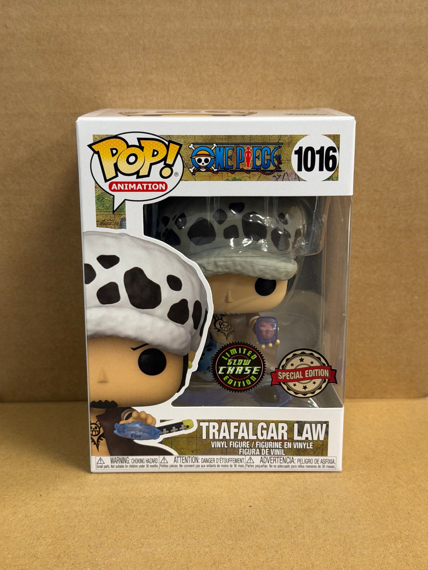 Funko Pop! Anime One Piece Trafalgar Law #1016 Glow Chase Special Edition