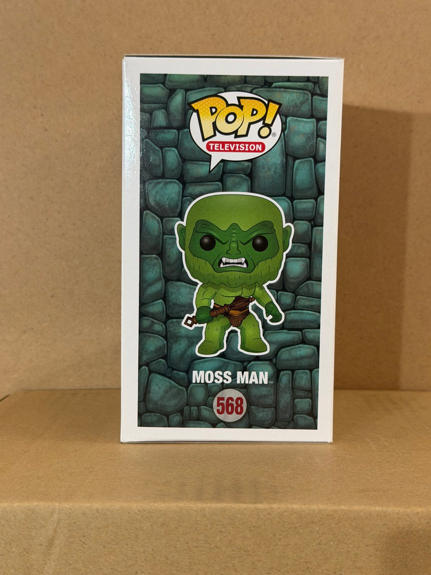 Funko Pop! Movies Masters Of The Universe Moss Man Signed Stephen Adentan COA #568