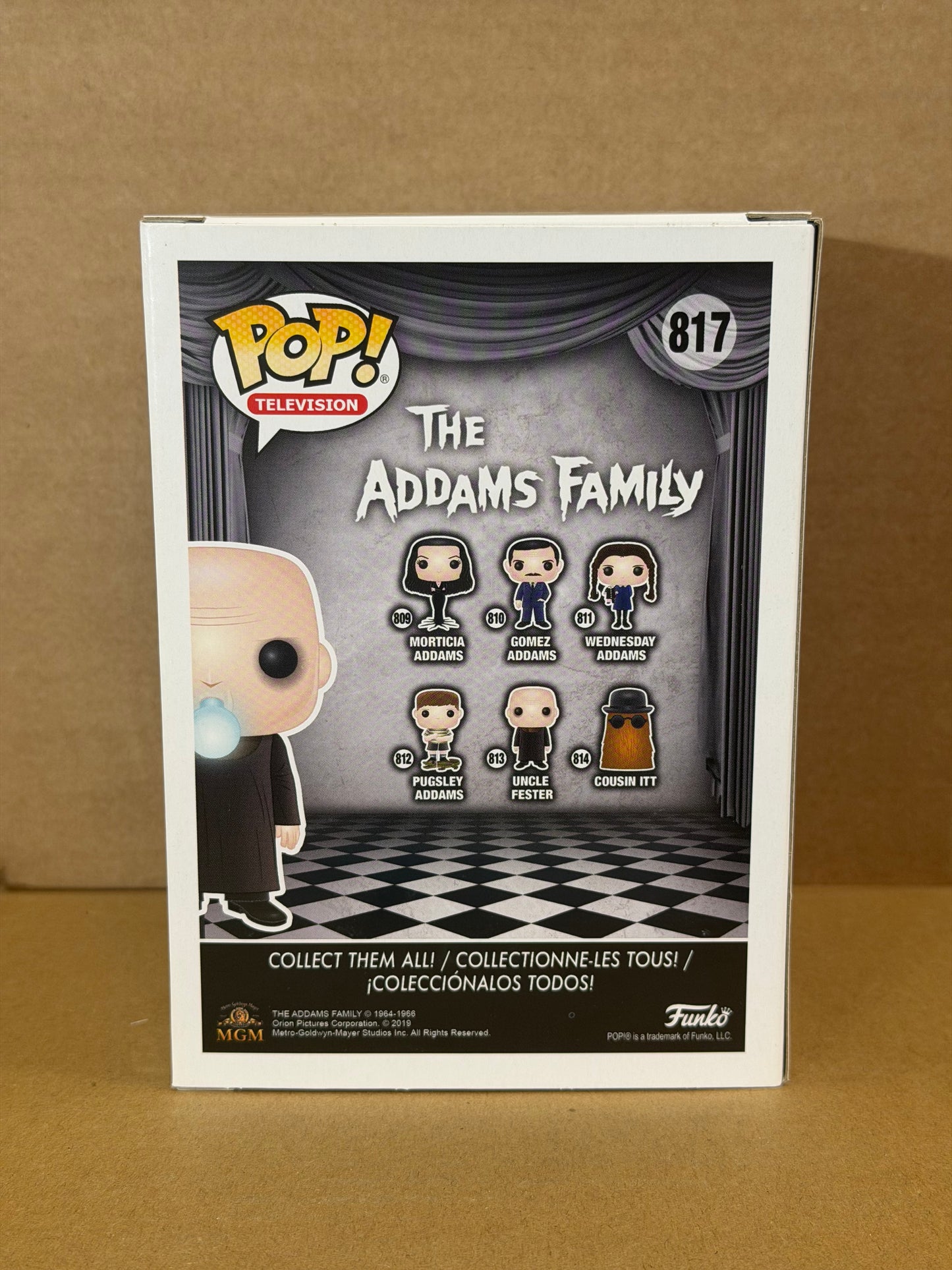 Funko Pop! Television The Addams Family Uncle Fester Signed Fred Armisen COA #817