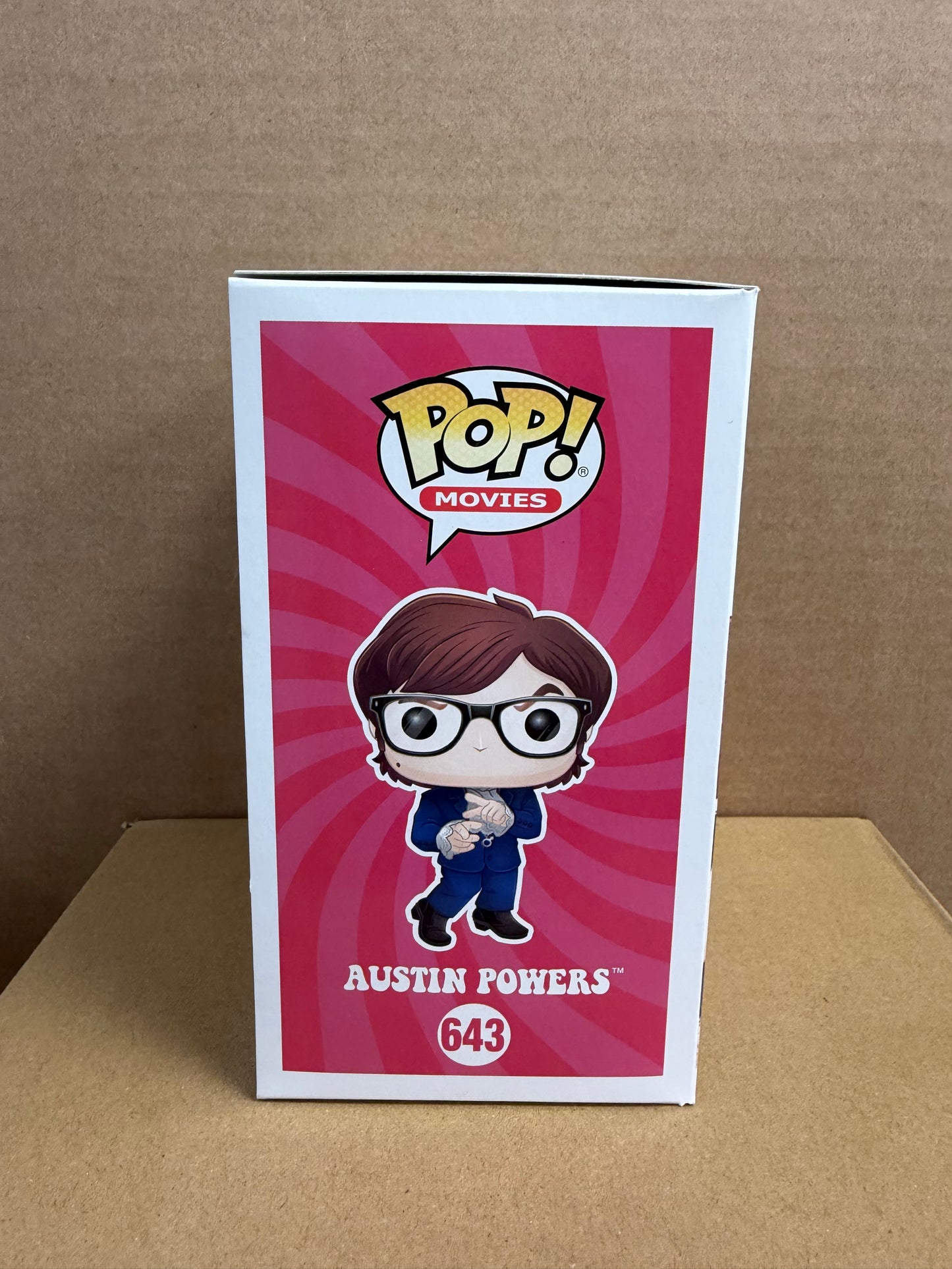 Funko Pop! Movies Austin Powers #643 Signed Mike Myers COA WS