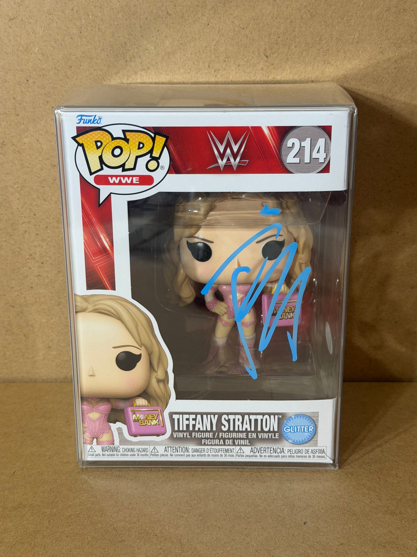 Funko Pop! WWE Tiffany Stratton Signed COA #214 Free Protector