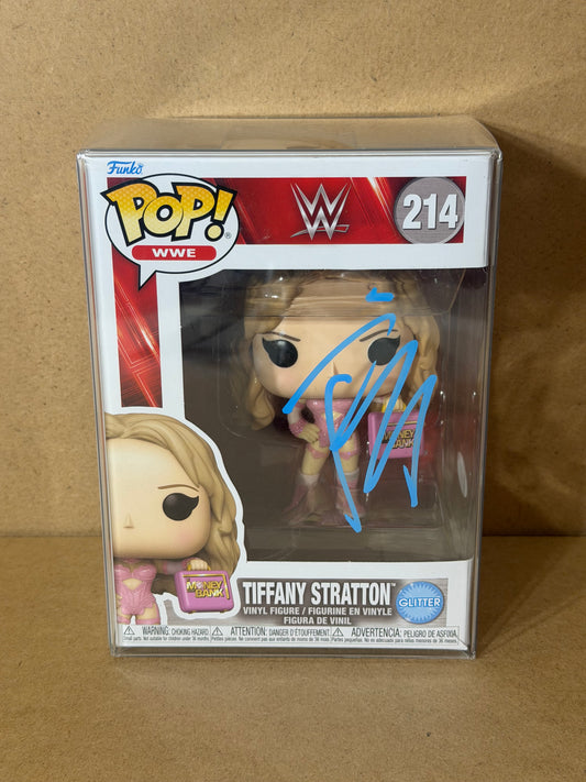 Funko Pop! WWE Tiffany Stratton Signed COA #214 Free Protector