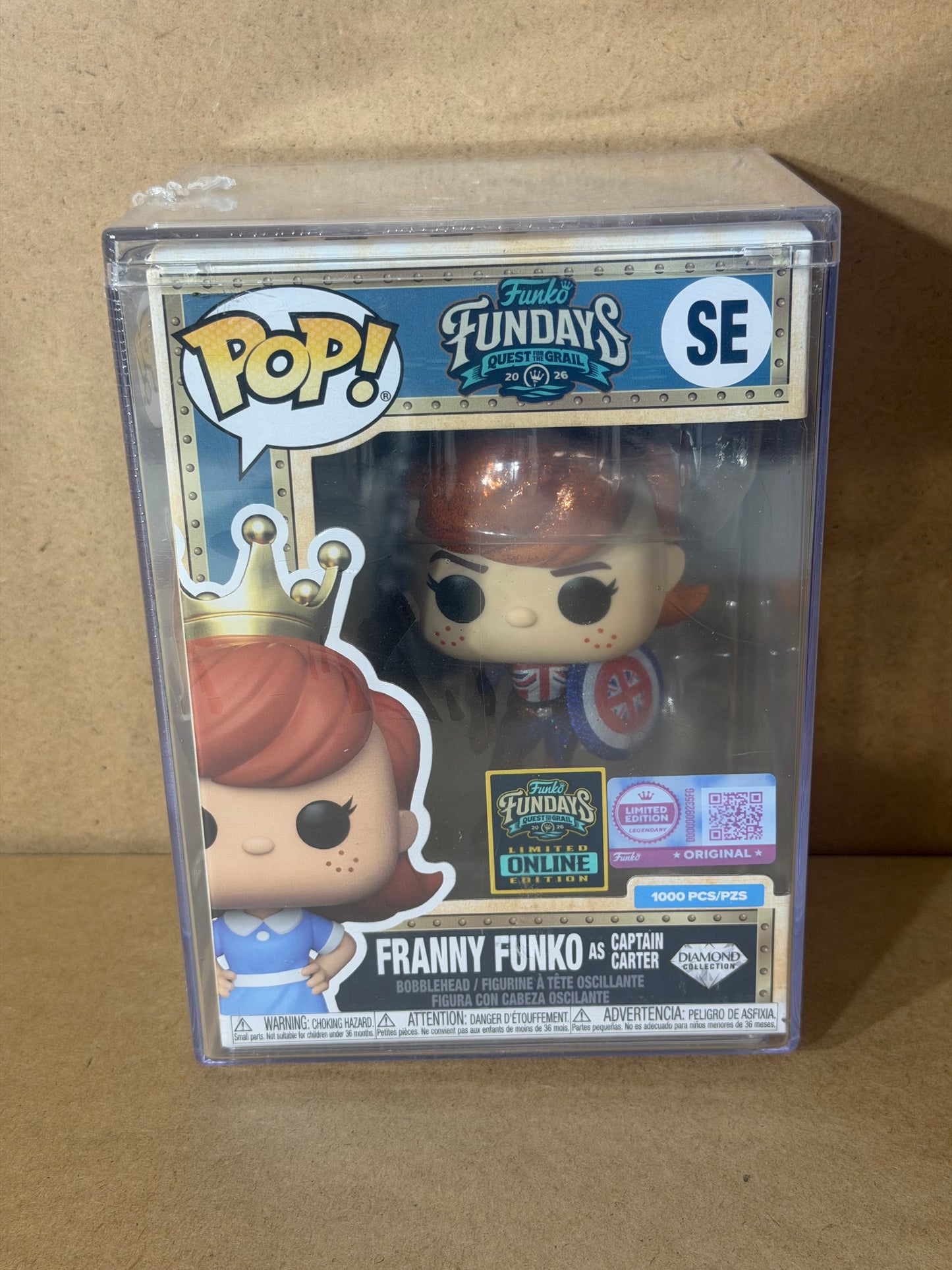 Funko Pop! Marvel What If…? Franny Funko As Captain Carter 1000pcs 2026 Fundays
