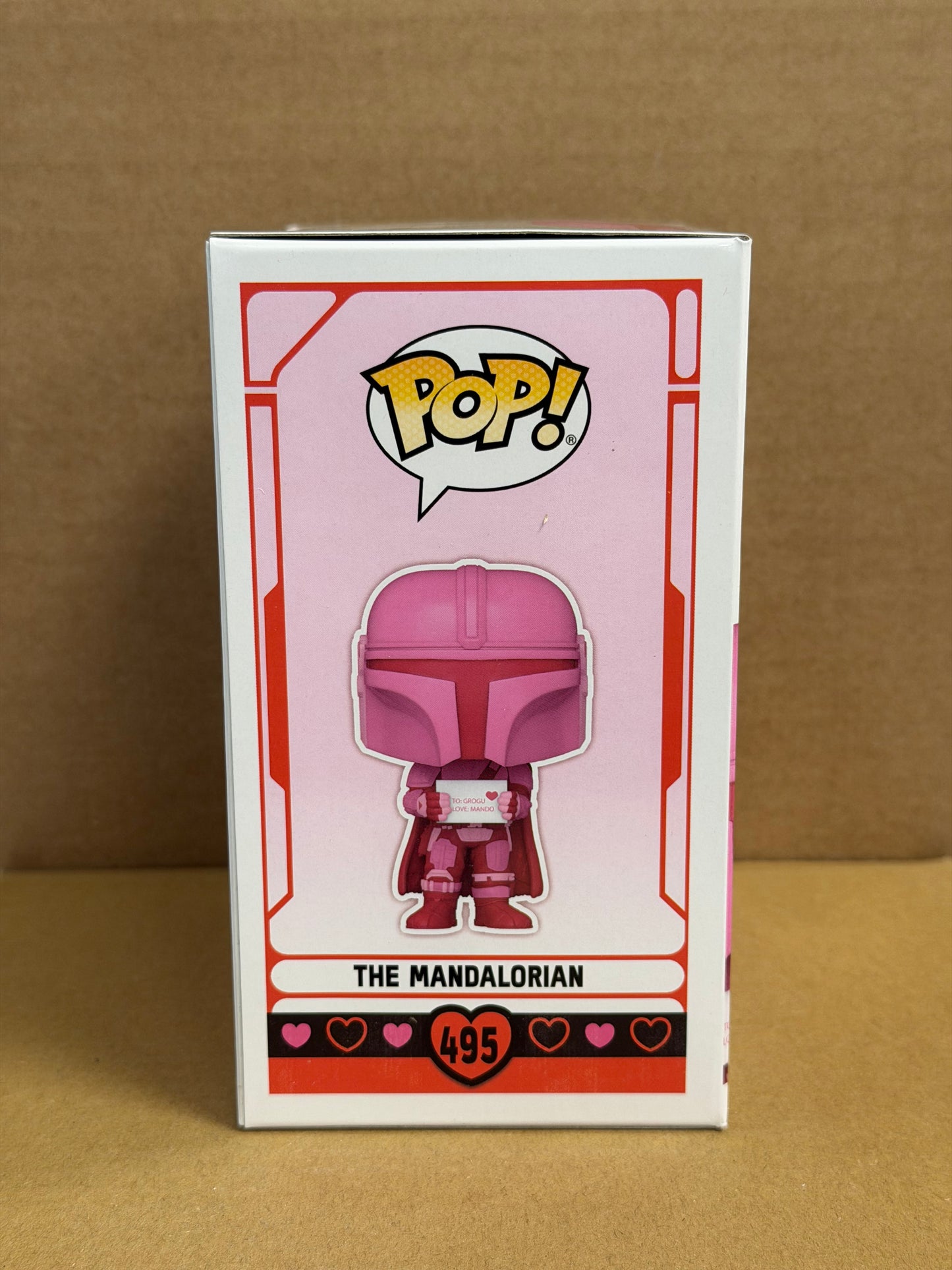 Funko Pop! Star Wars The Mandalorian Signed Aidan Bertola COA #495