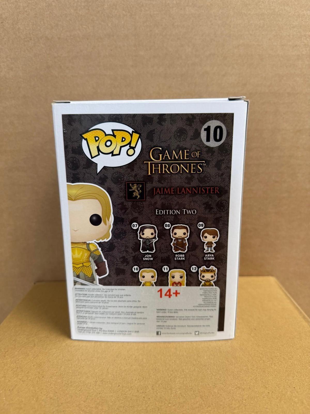 Funko Pop! Television Game of Thrones Jaime Lannister Signed Nikolaj Coster-Waldau #35 WS