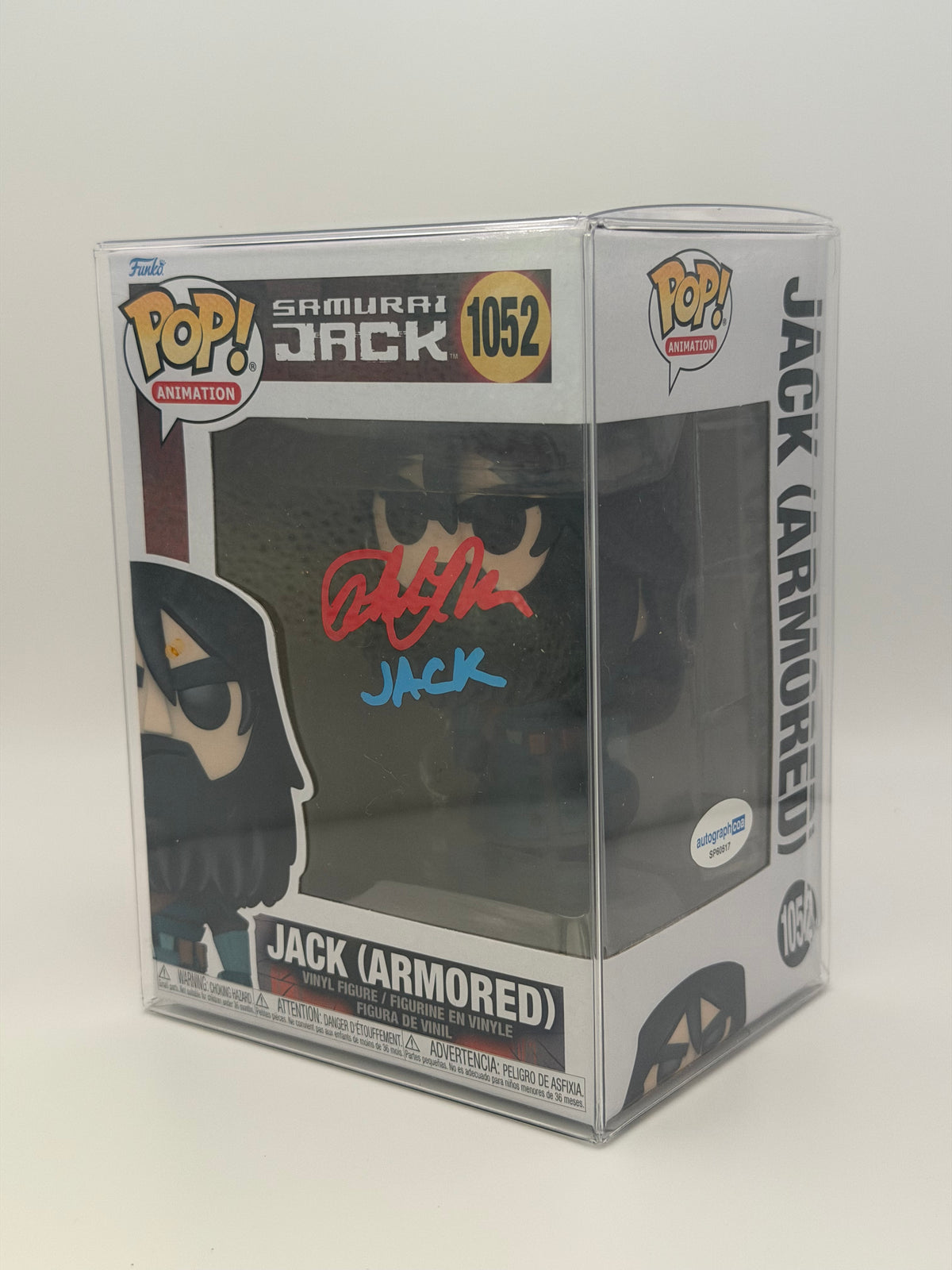 Funko Pop! Animation Samurai Jack Signed Phil LaMarr COA #1052