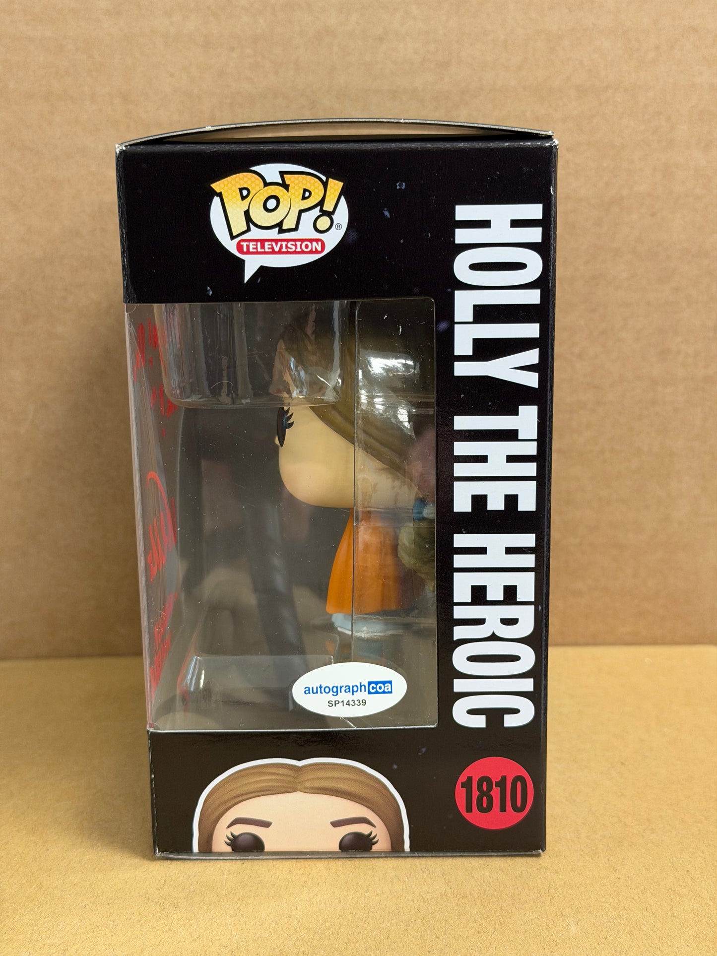 Funko Pop! Television Stranger Things Holly The Heroic Signed Nell Fisher COA #1810