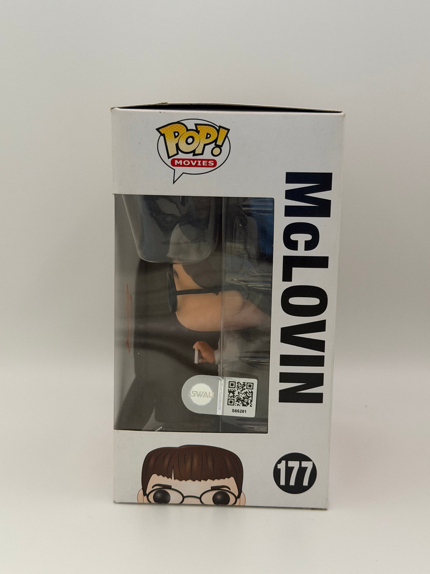 Funko Pop! Movies Superbad McLovin Signed Christopher Mintz-Plasse COA #177