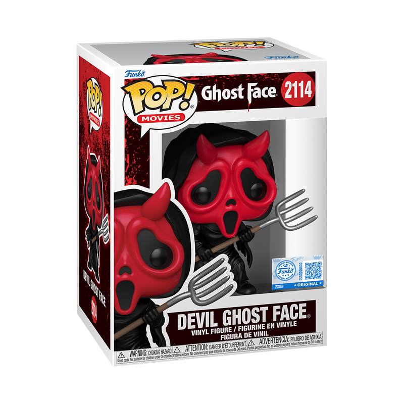 Funko Pop! Movies Horror Devil Ghost Face #2114 Free Protector