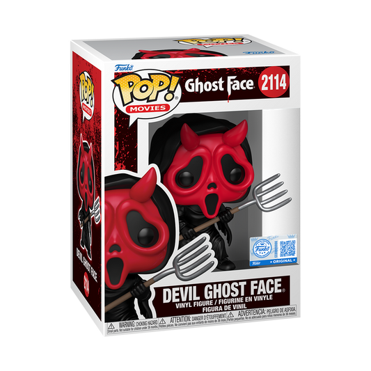 Funko Pop! Movies Horror Devil Ghost Face #2114 Free Protector
