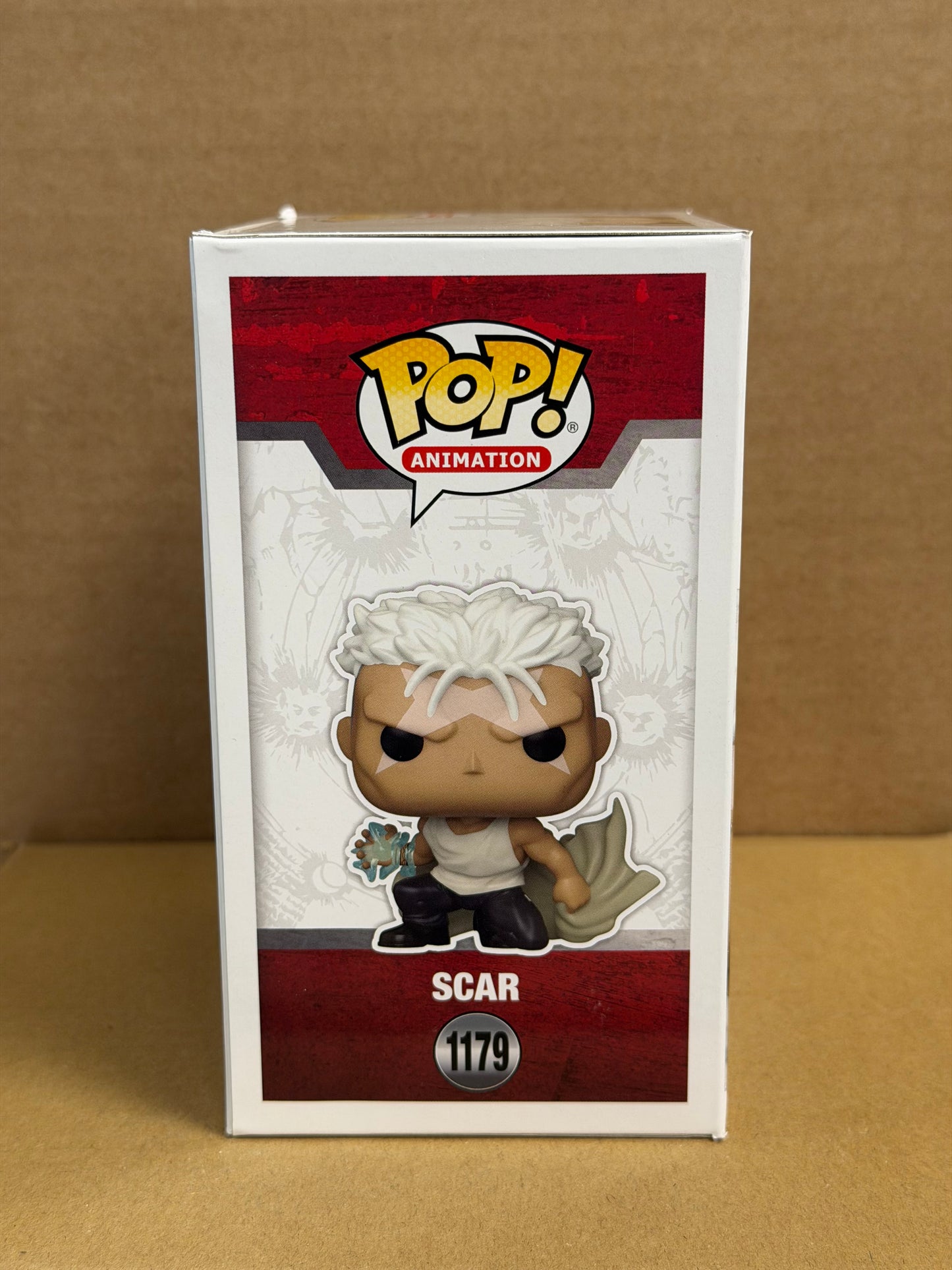 Funko Pop! Anime Full Metal Alchemist Scar Signed Dameon Clarke COA #1179