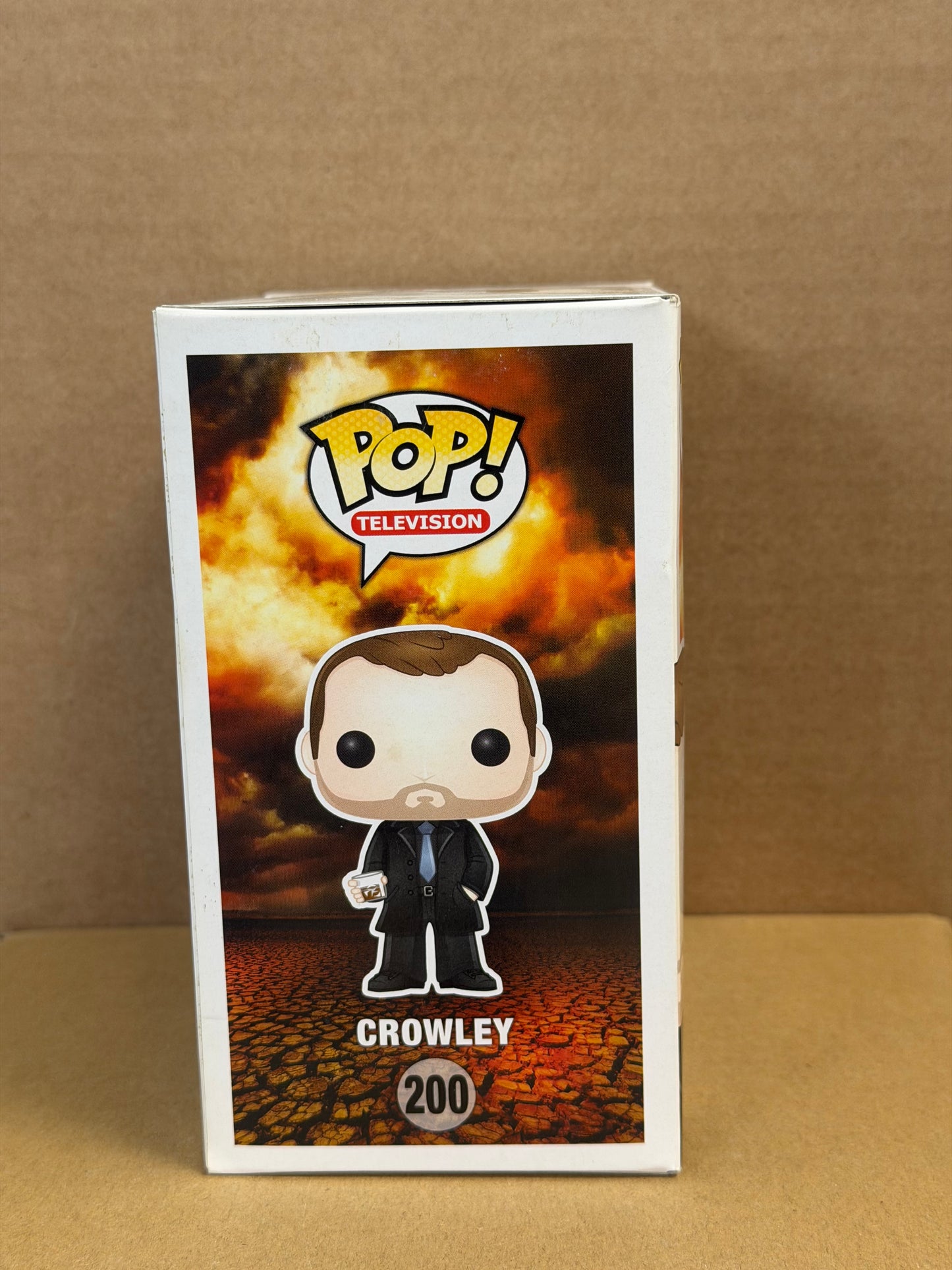 Funko Pop! Television Supernatural Crowley #200 Red Eyes Hot Topic